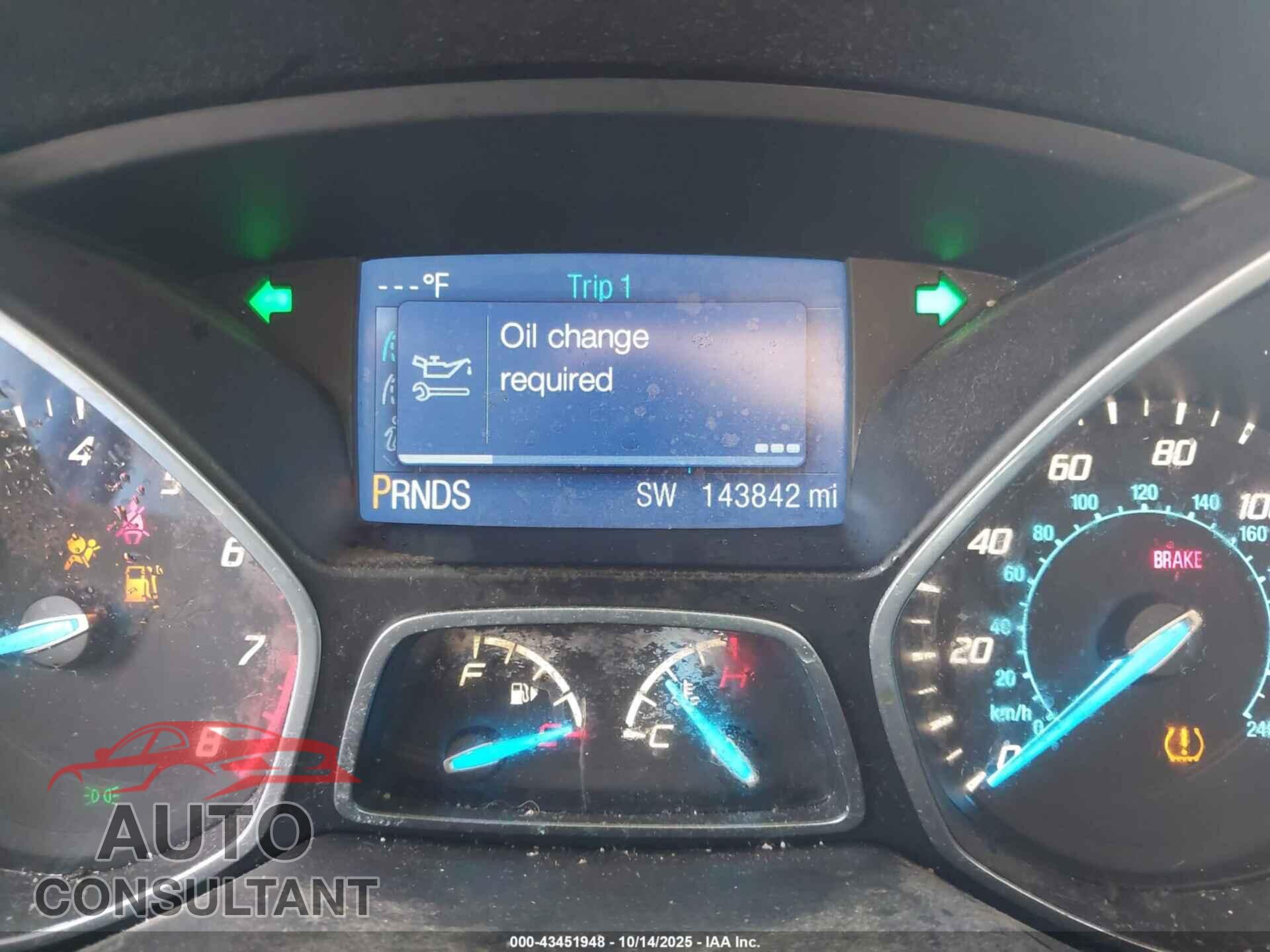 FORD ESCAPE 2014 - 1FMCU0F75EUC84582