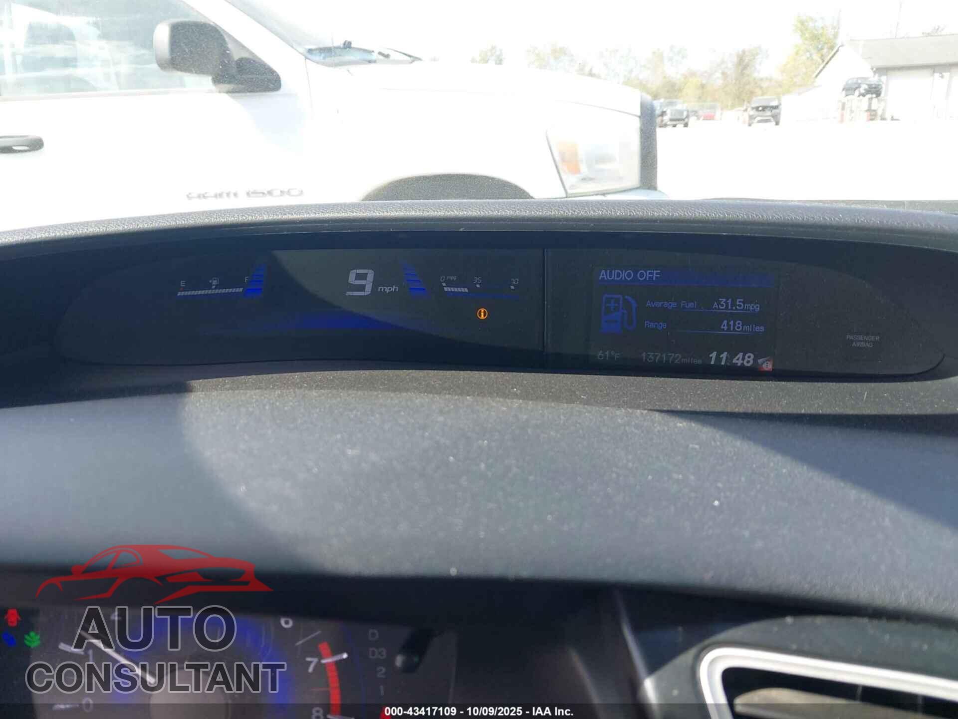 HONDA CIVIC 2013 - 19XFB2F82DE037481