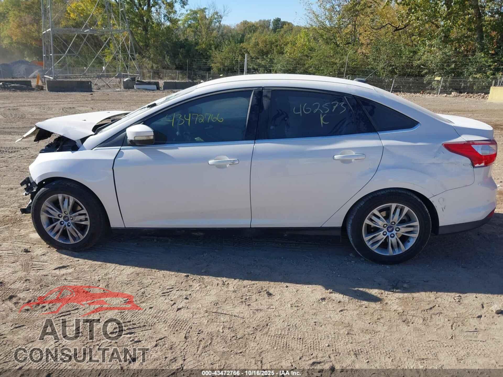 FORD FOCUS 2012 - 1FAHP3H20CL462573