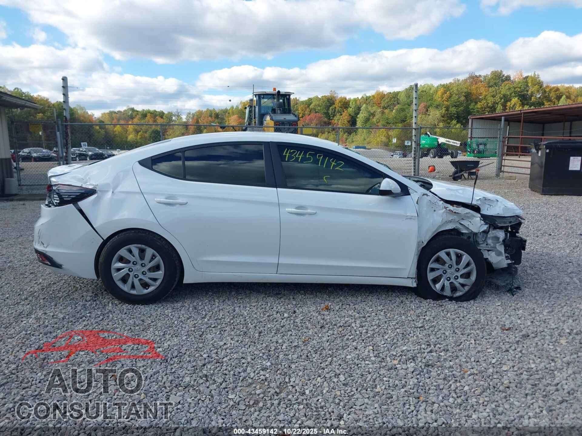 HYUNDAI ELANTRA 2019 - 5NPD74LF3KH431426