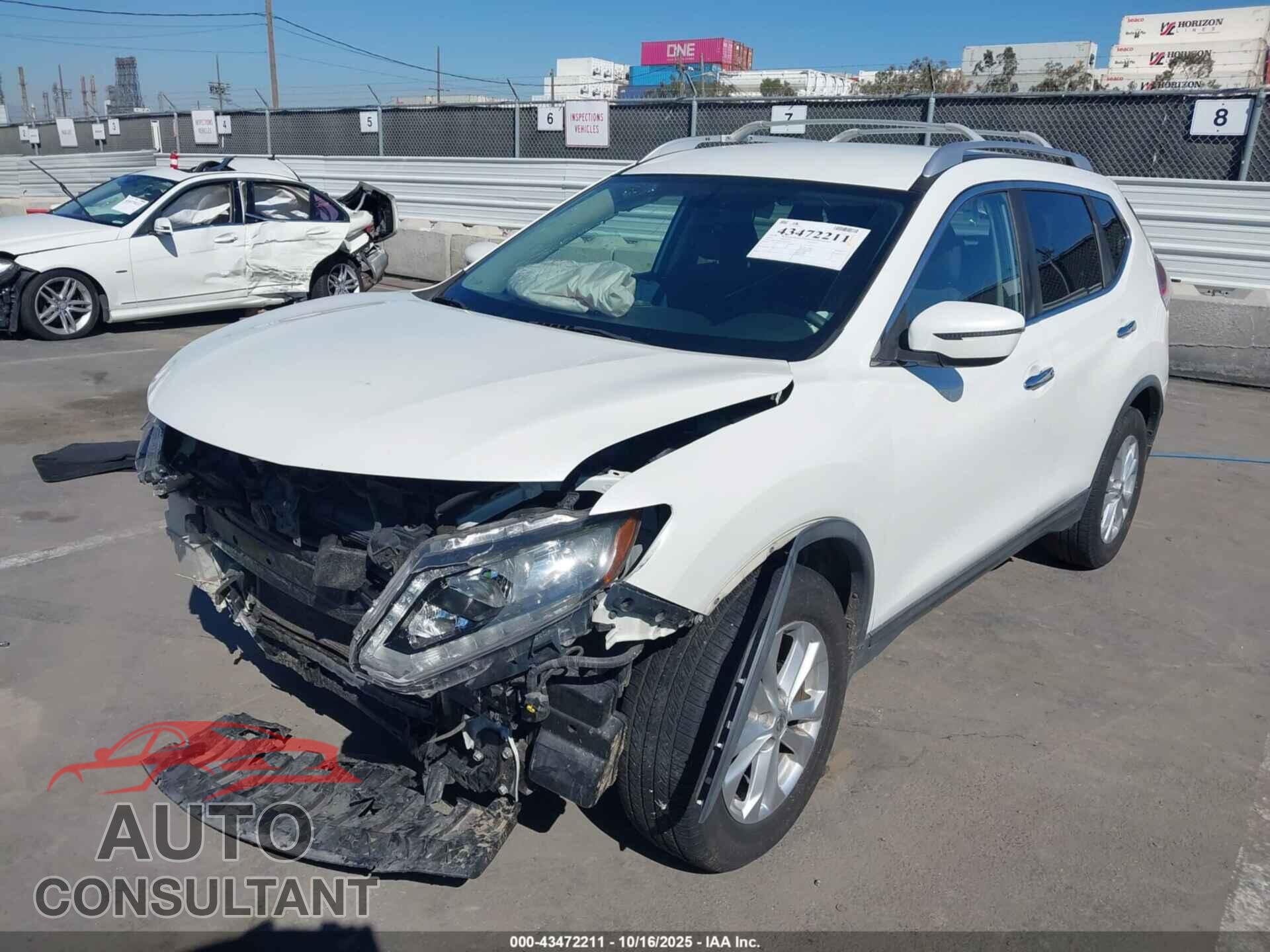 NISSAN ROGUE 2016 - KNMAT2MT6GP625337