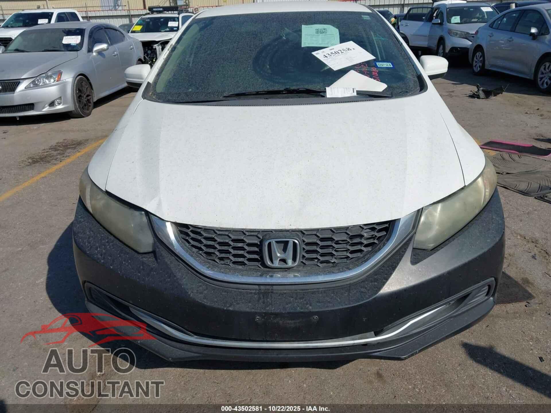 HONDA CIVIC 2014 - 19XFB2F5XEE068470