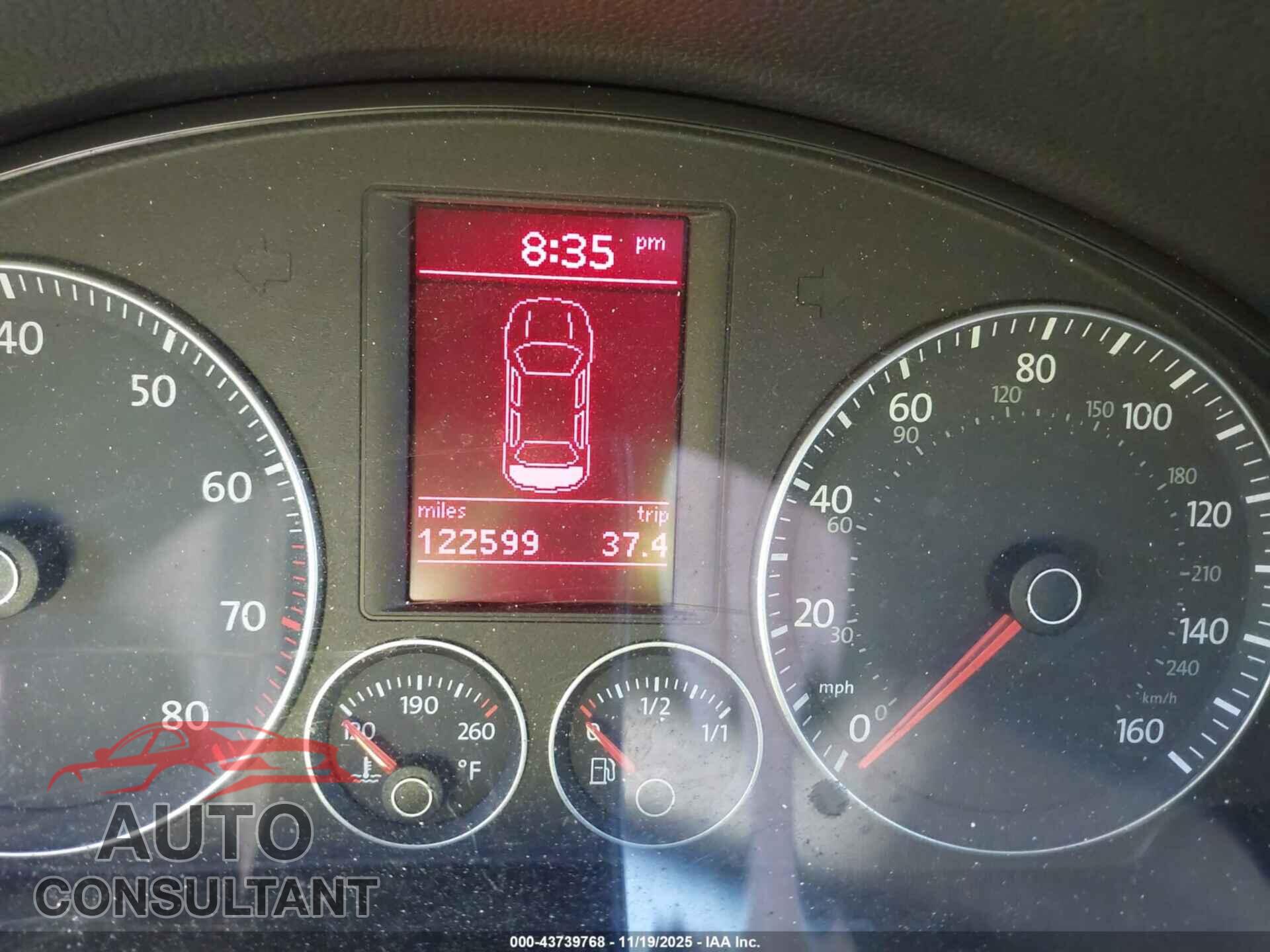 VOLKSWAGEN EOS 2009 - WVWBA71F89V006551