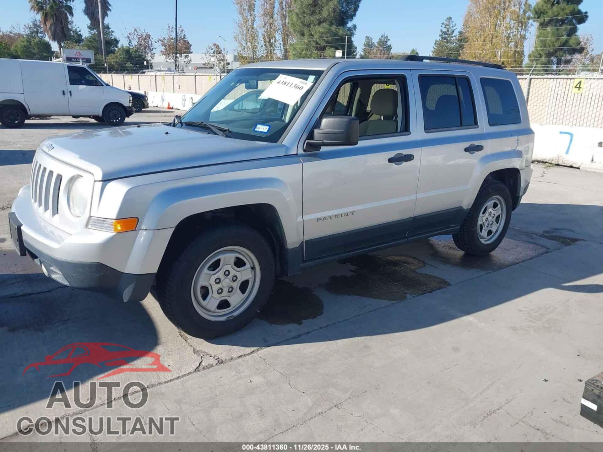 JEEP PATRIOT 2014 - 1C4NJPBBXED510320