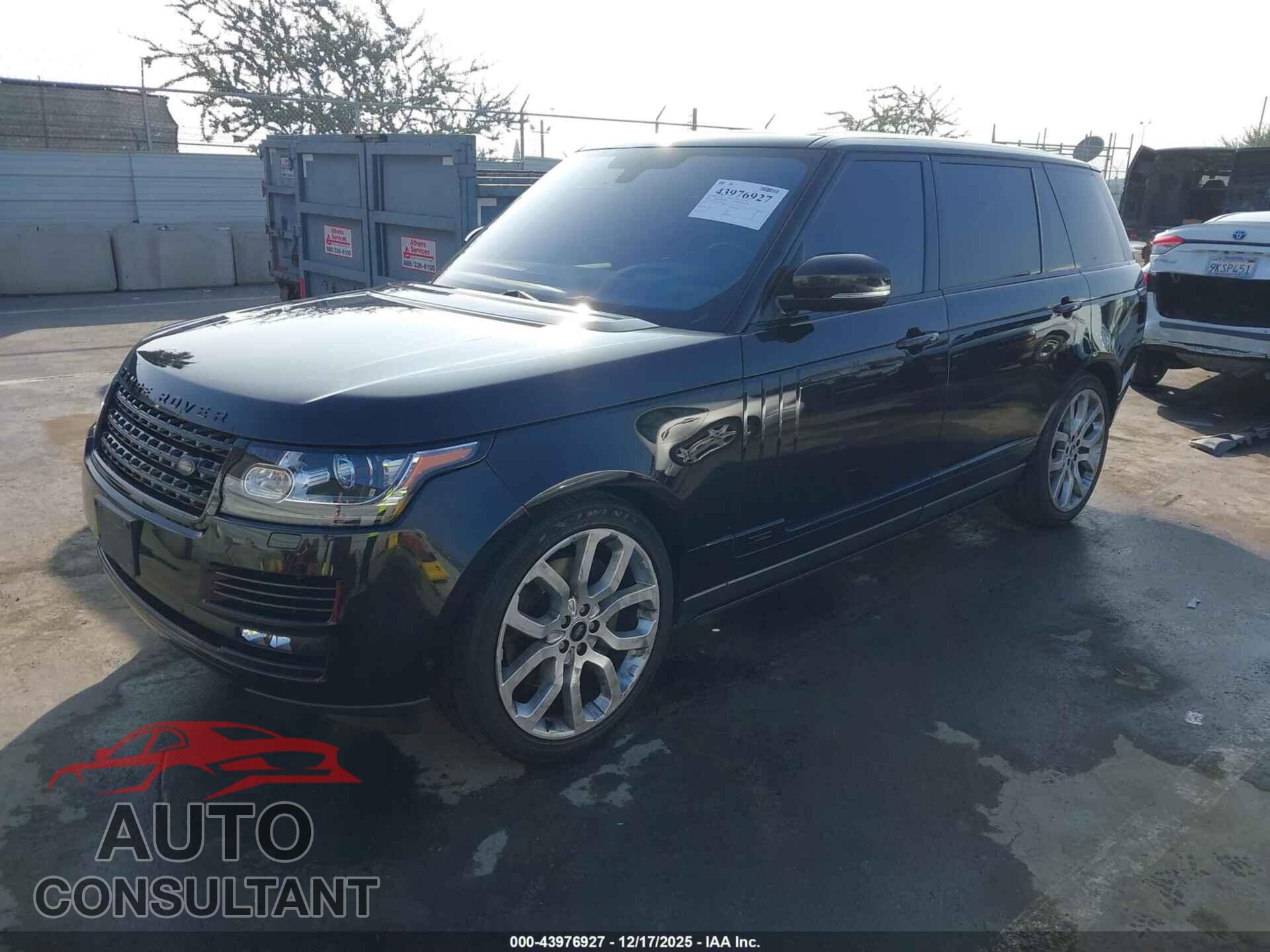 LAND ROVER RANGE ROVER 2016 - SALGS3EF5GA297478
