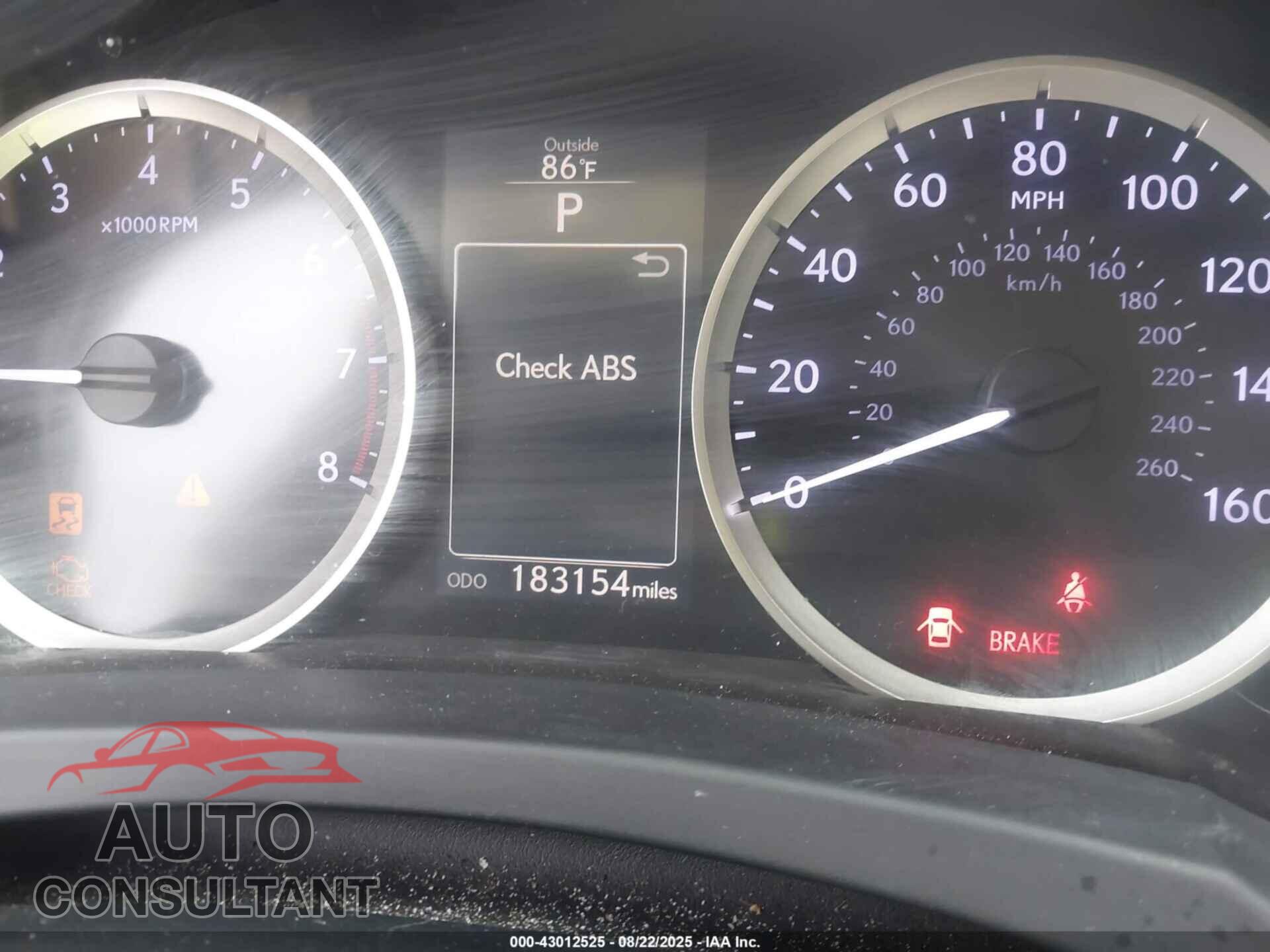 LEXUS IS 350 2015 - JTHBE1D28F5017232