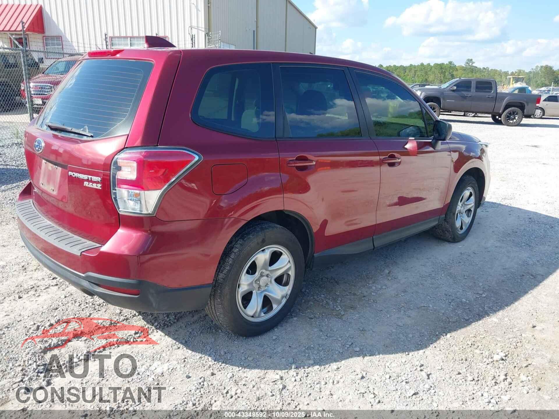 SUBARU FORESTER 2017 - JF2SJAAC1HG454119
