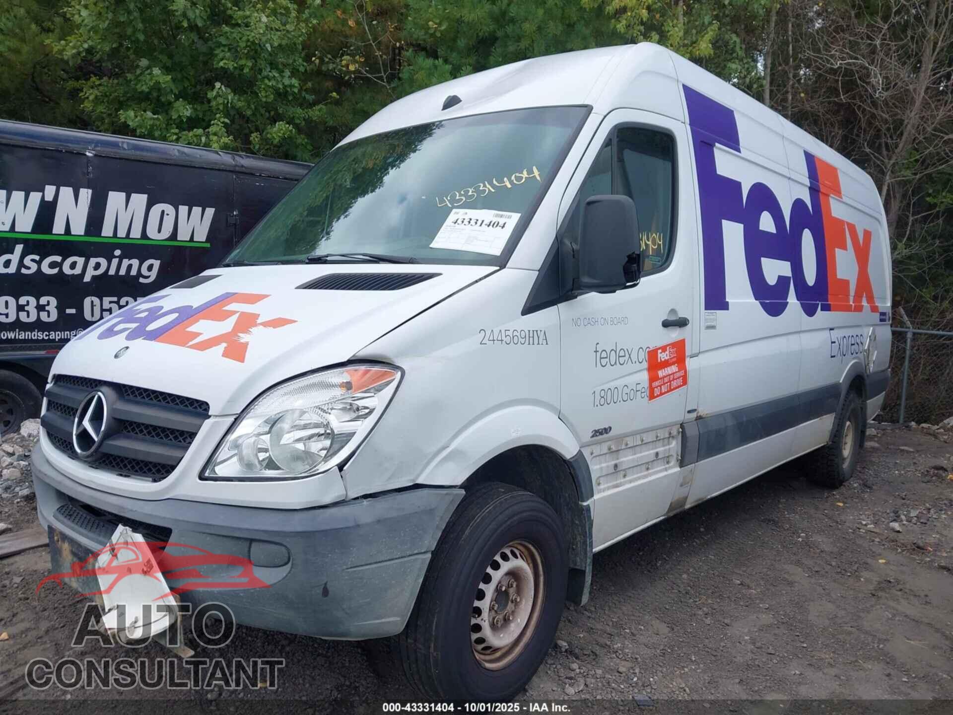 MERCEDES-BENZ SPRINTER 2500 2011 - WD3PE8CB6B5585582