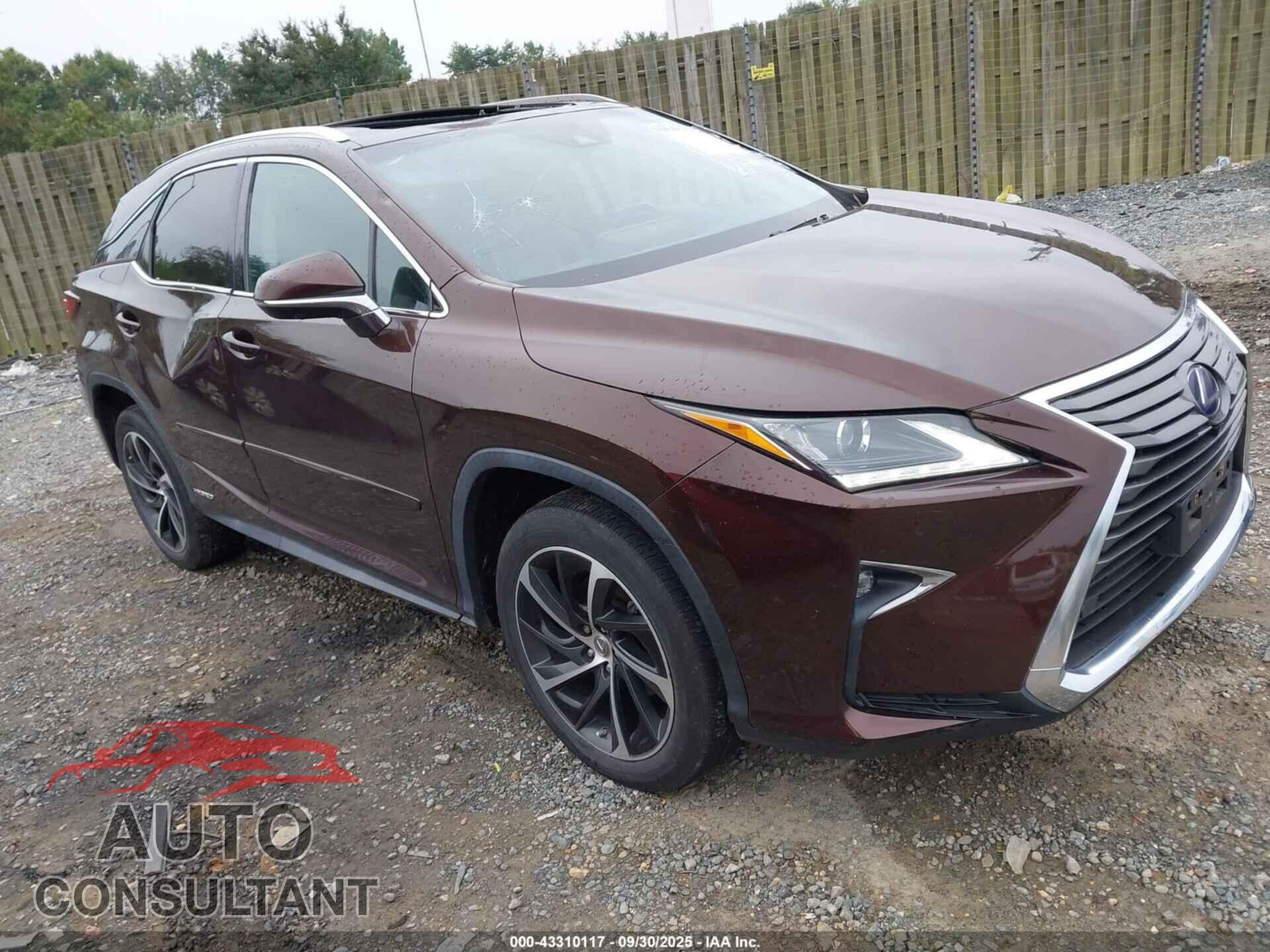 LEXUS RX 450H 2016 - 2T2BGMCA7GC006664