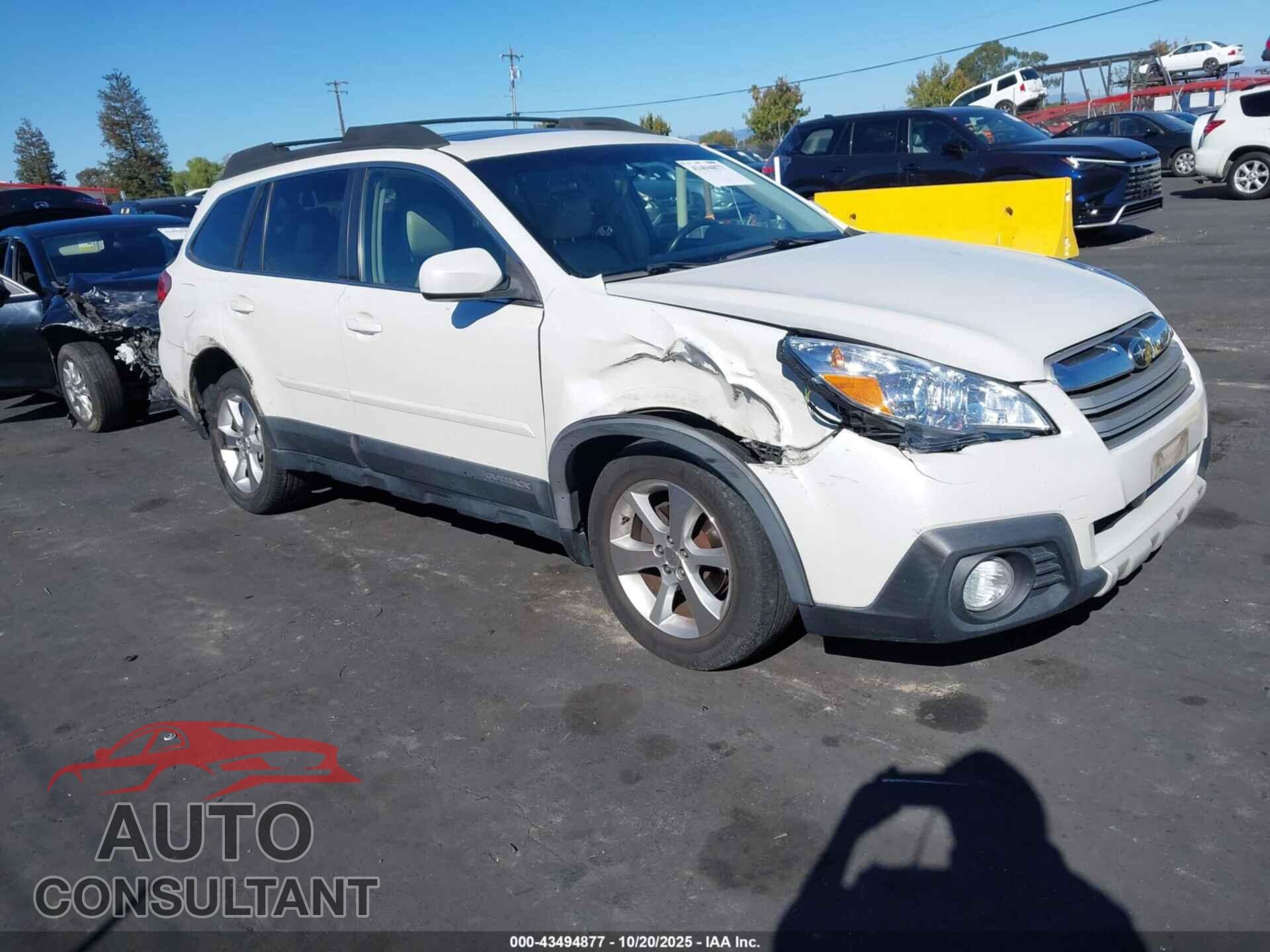 SUBARU OUTBACK 2014 - 4S4BRBLCXE3229447