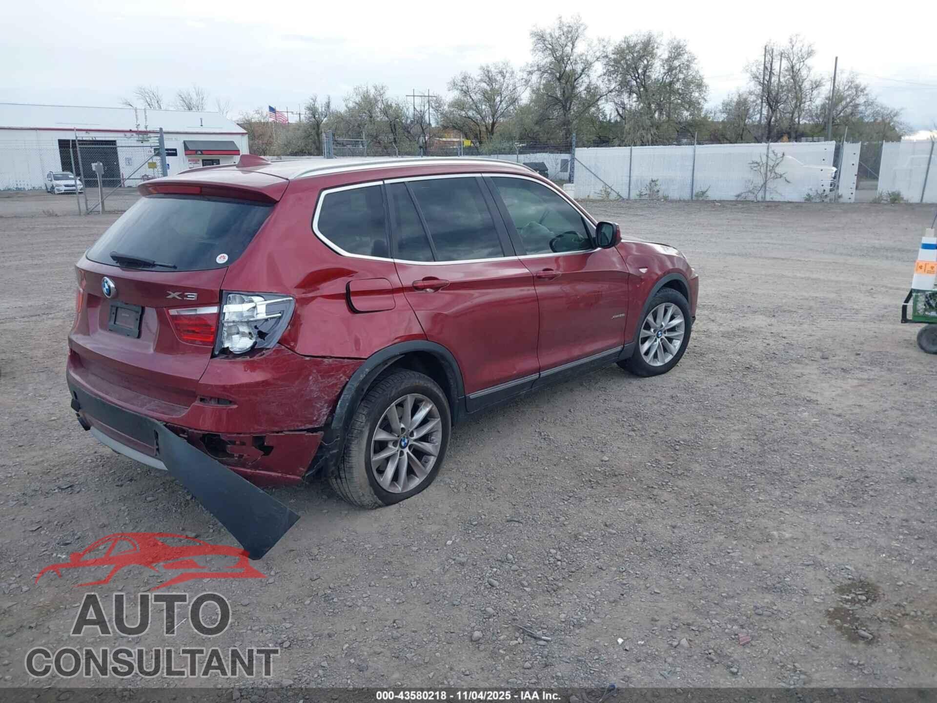 BMW X3 2013 - 5UXWX9C56D0A24604