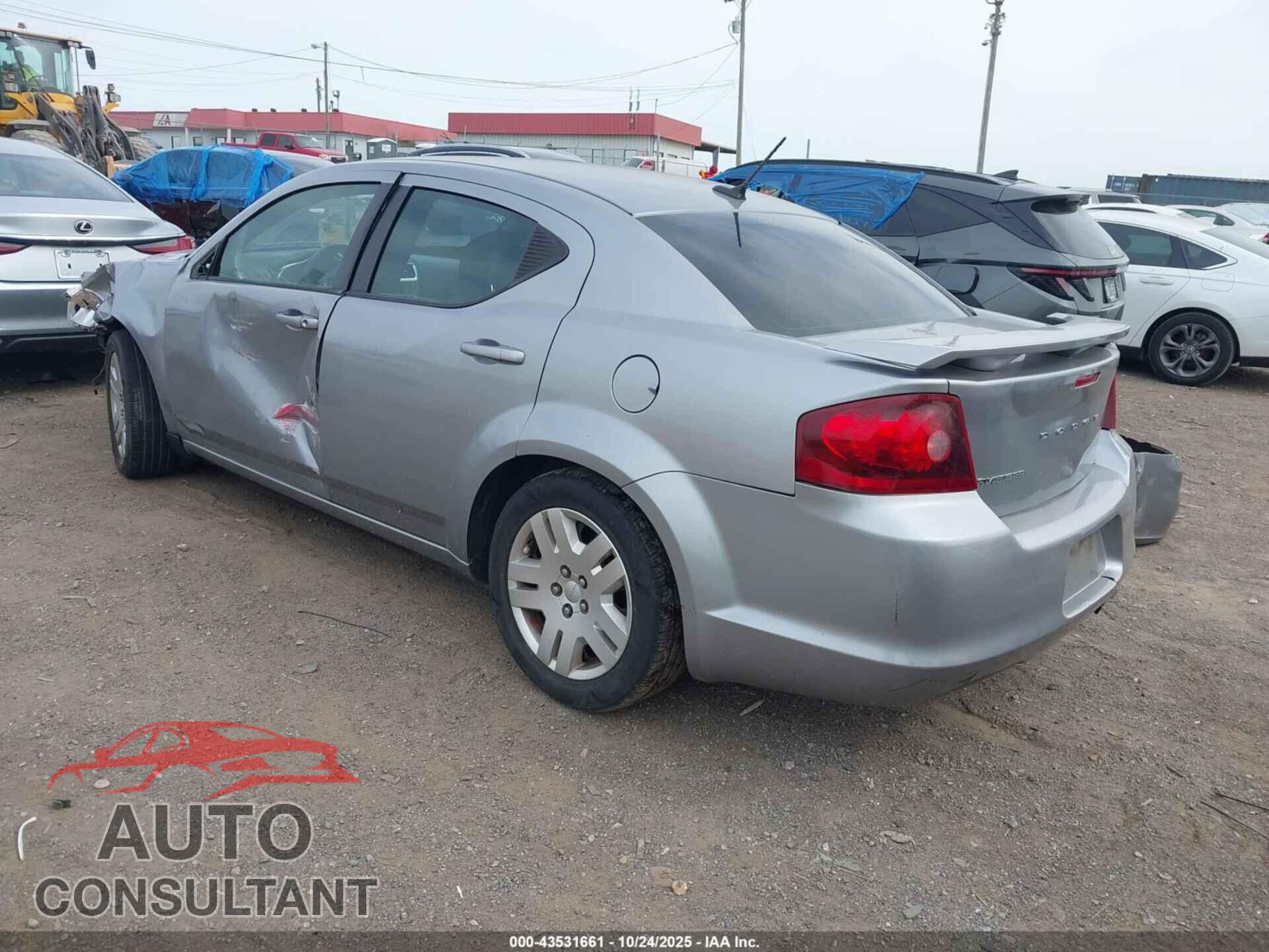 DODGE AVENGER 2013 - 1C3CDZAB9DN755960