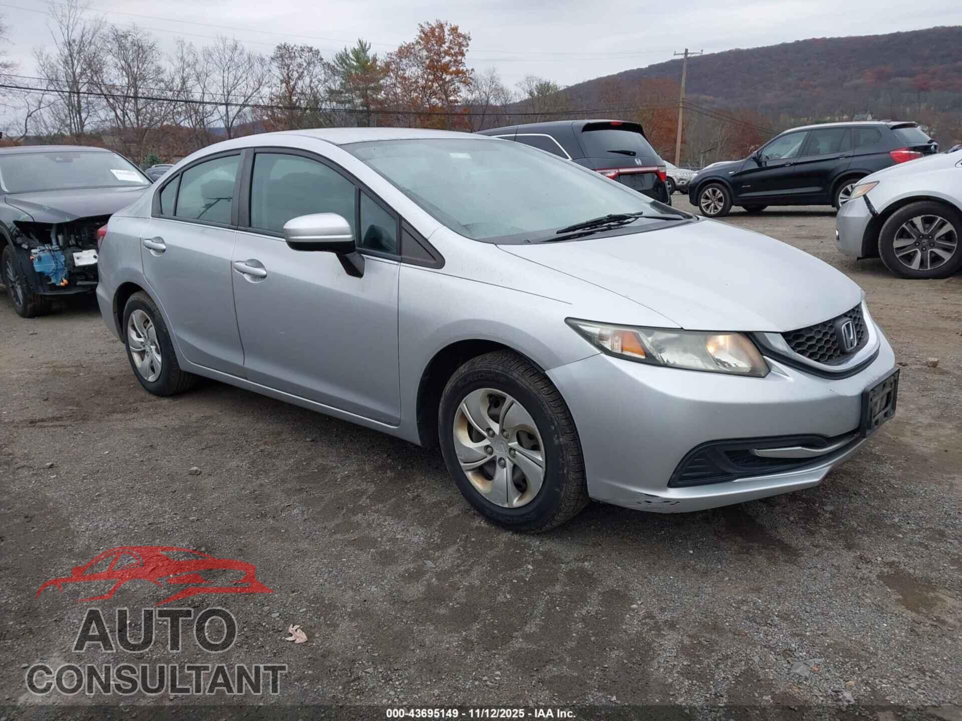 HONDA CIVIC 2014 - 19XFB2F57EE203422