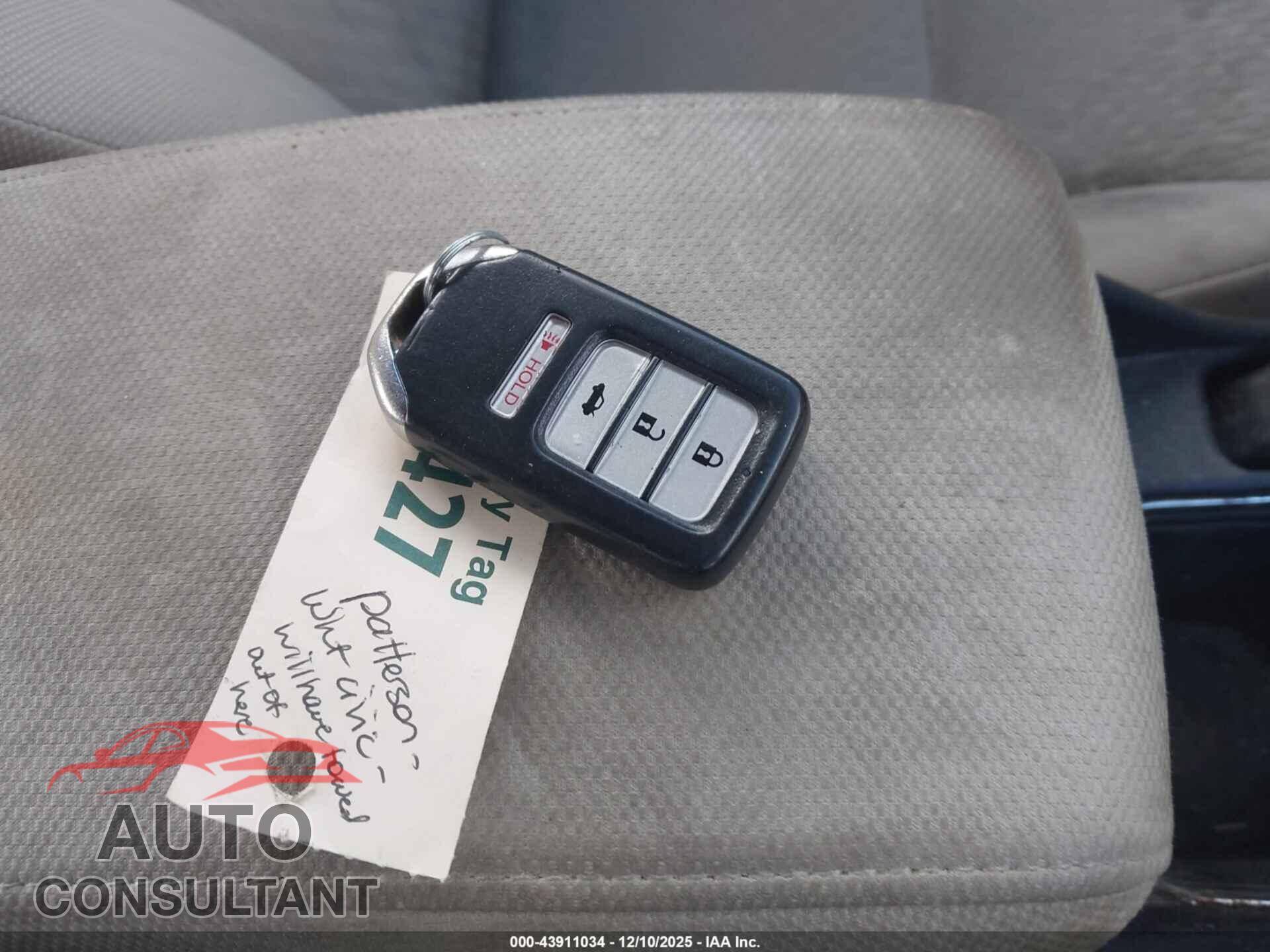 HONDA CIVIC 2015 - 19XFB2F85FE065648