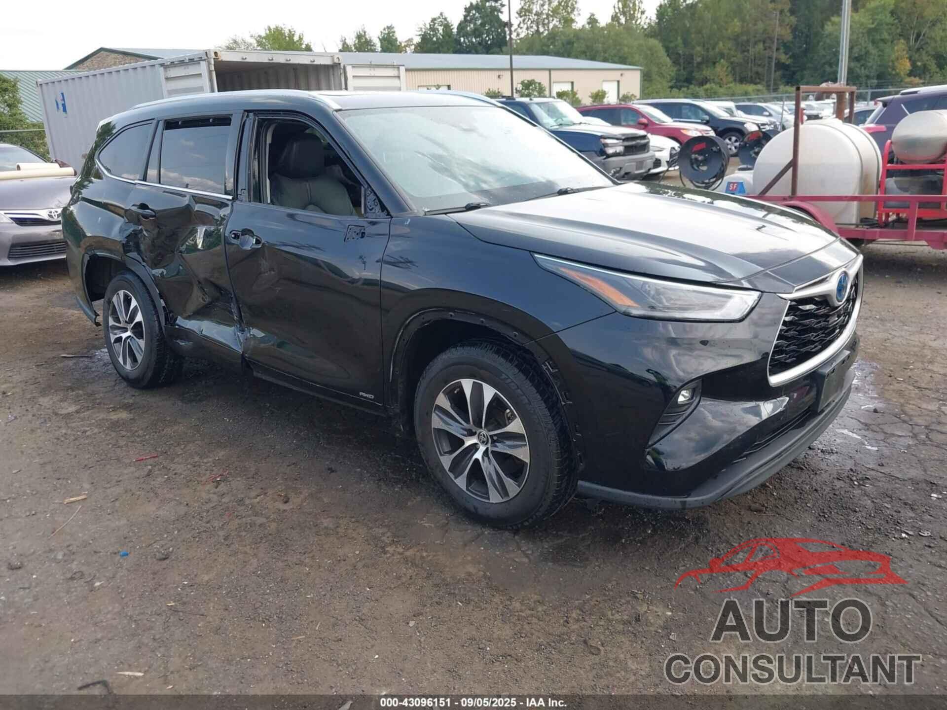 TOYOTA HIGHLANDER 2021 - 5TDGBRCH7MS523131