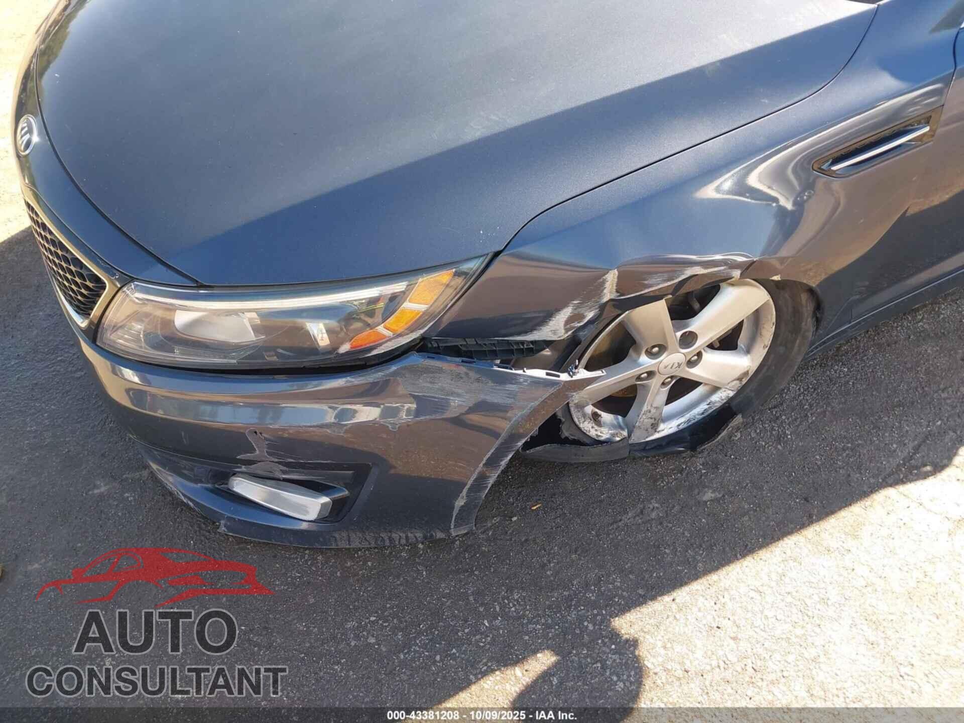 KIA OPTIMA 2015 - KNAGM4A70F5613122