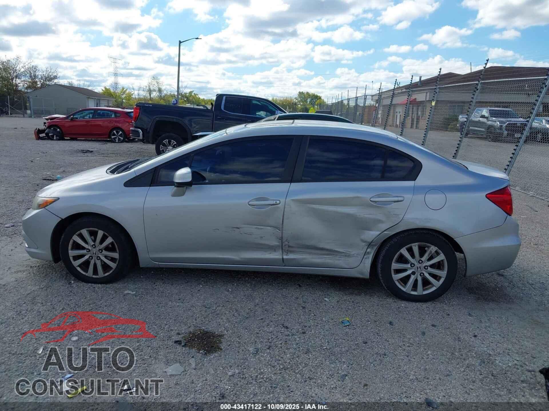 HONDA CIVIC 2012 - 19XFB2F87CE001929