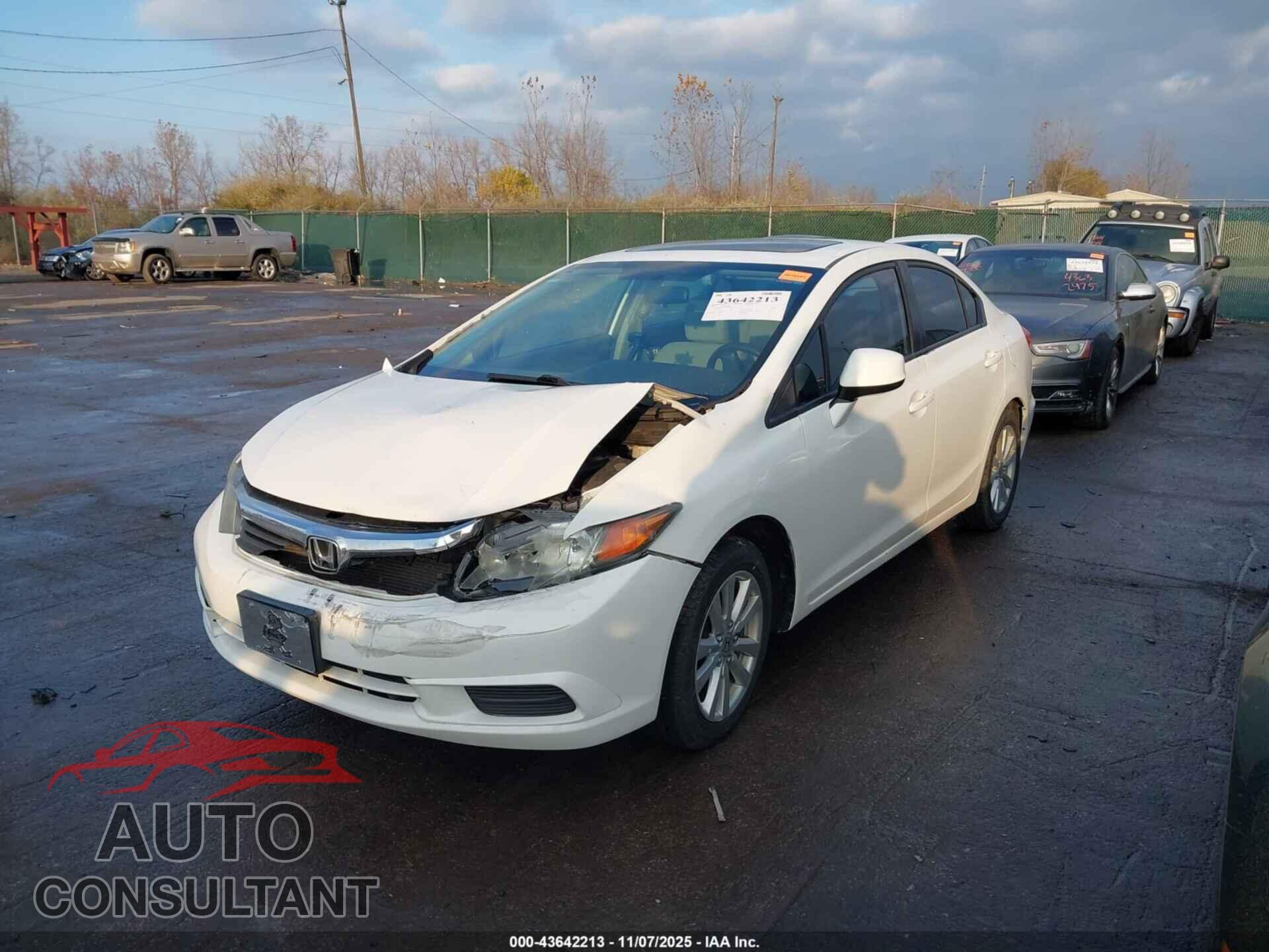 HONDA CIVIC 2012 - 19XFB2F81CE311042