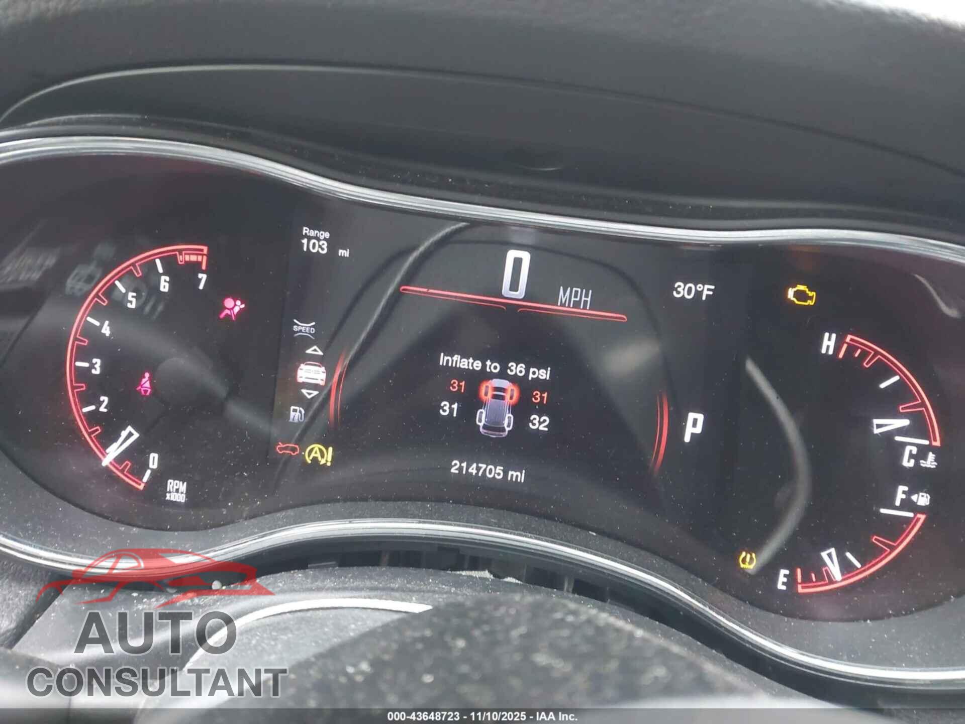 DODGE DURANGO 2017 - 1C4RDJAG8HC648113