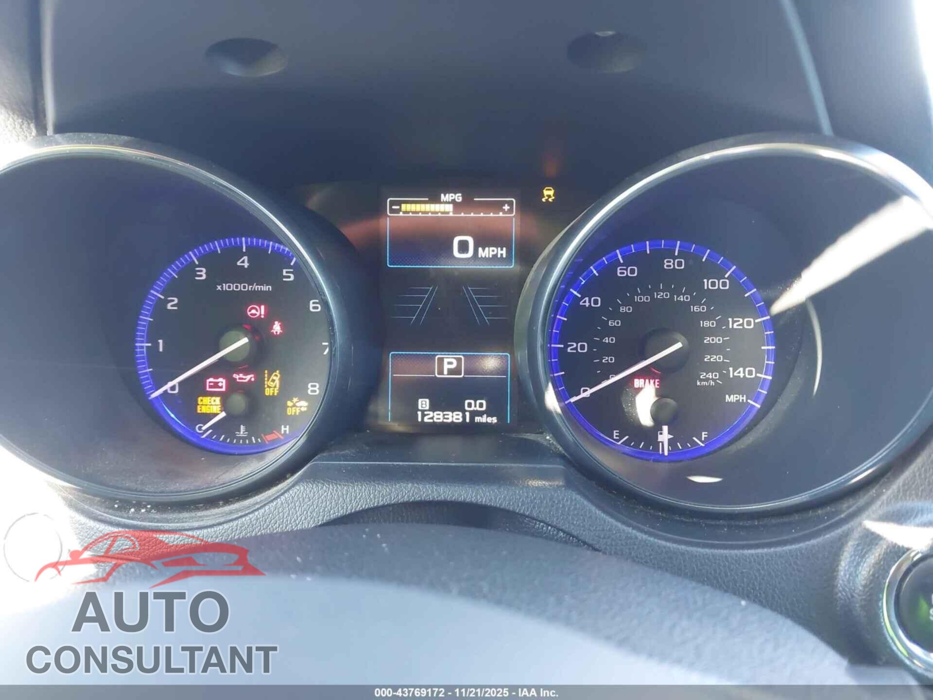 SUBARU OUTBACK 2015 - 4S4BSANC8F3355142