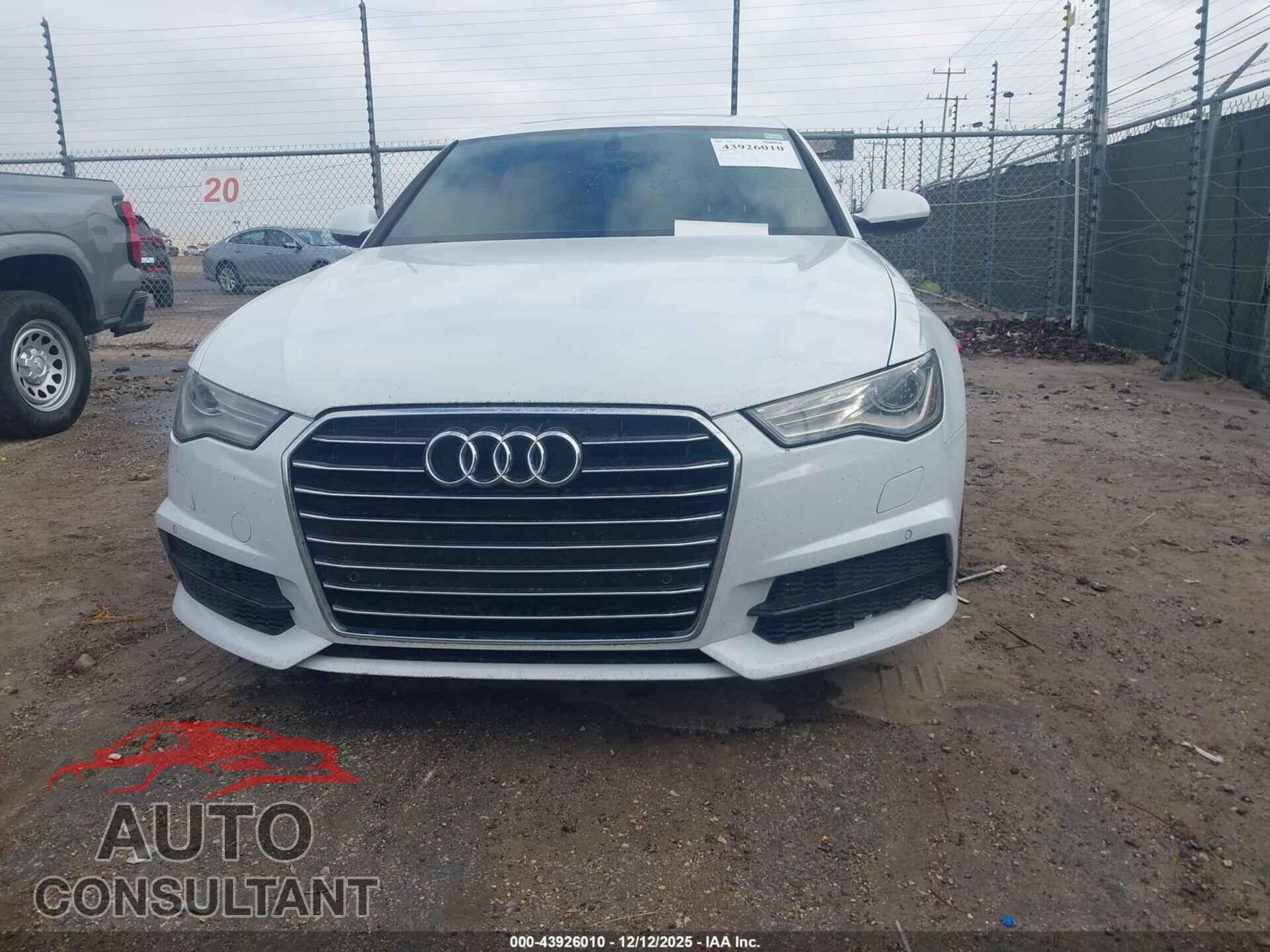 AUDI A6 2017 - WAUC8AFC5HN036033