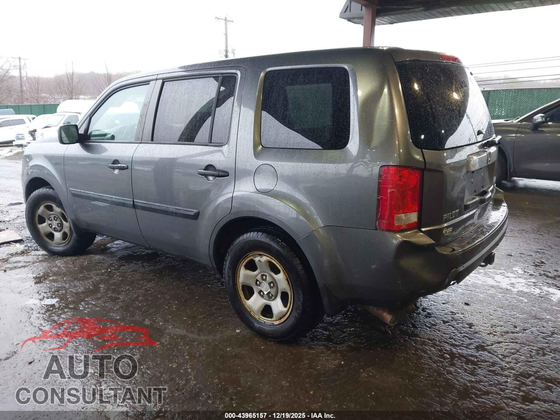 HONDA PILOT 2011 - 5FNYF4H20BB075364