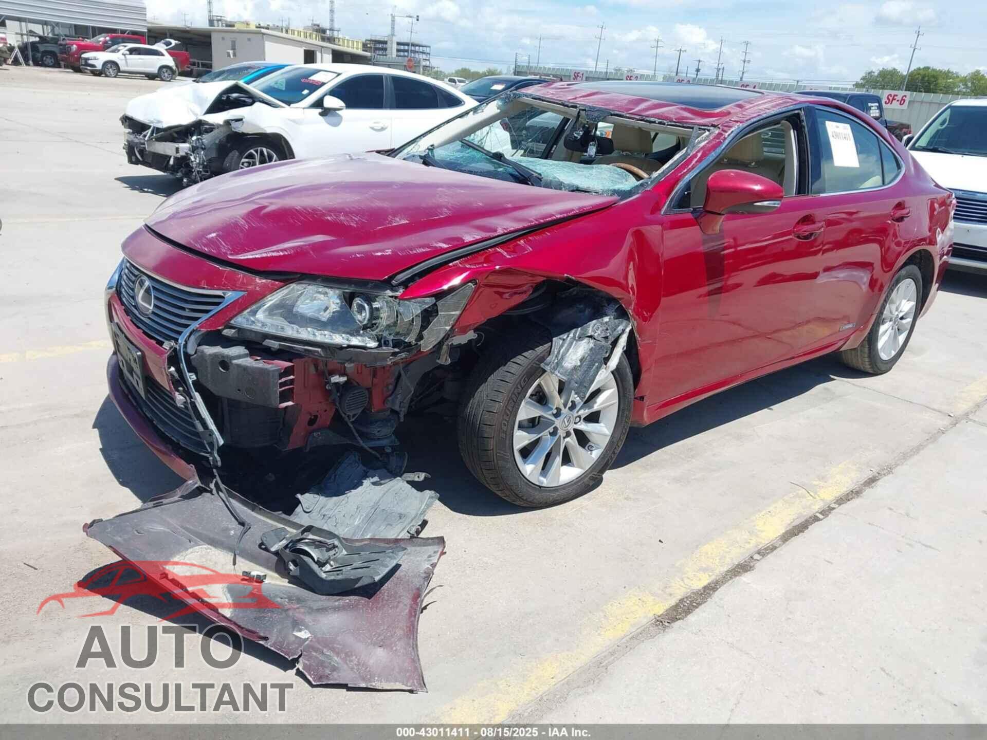 LEXUS ES 300H 2014 - JTHBW1GG2E2040882