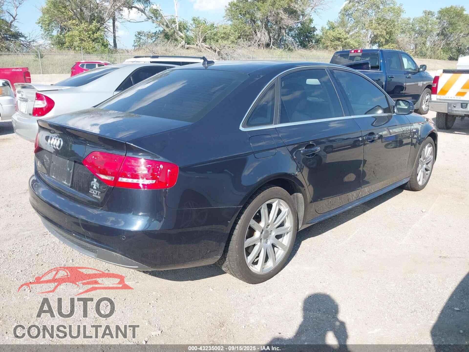AUDI A4 2012 - WAUFFAFL1CA120563