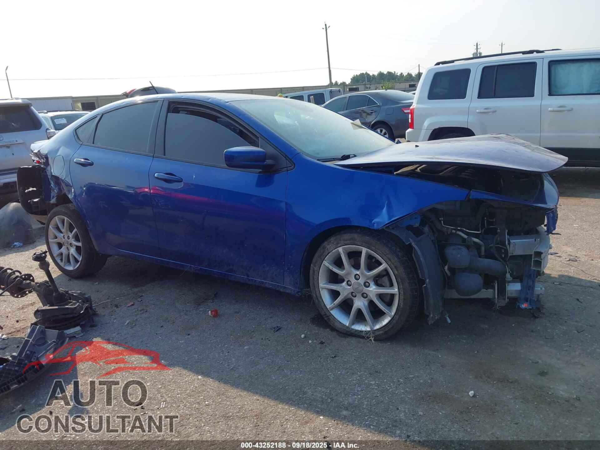 DODGE DART 2013 - 1C3CDFBA3DD157809