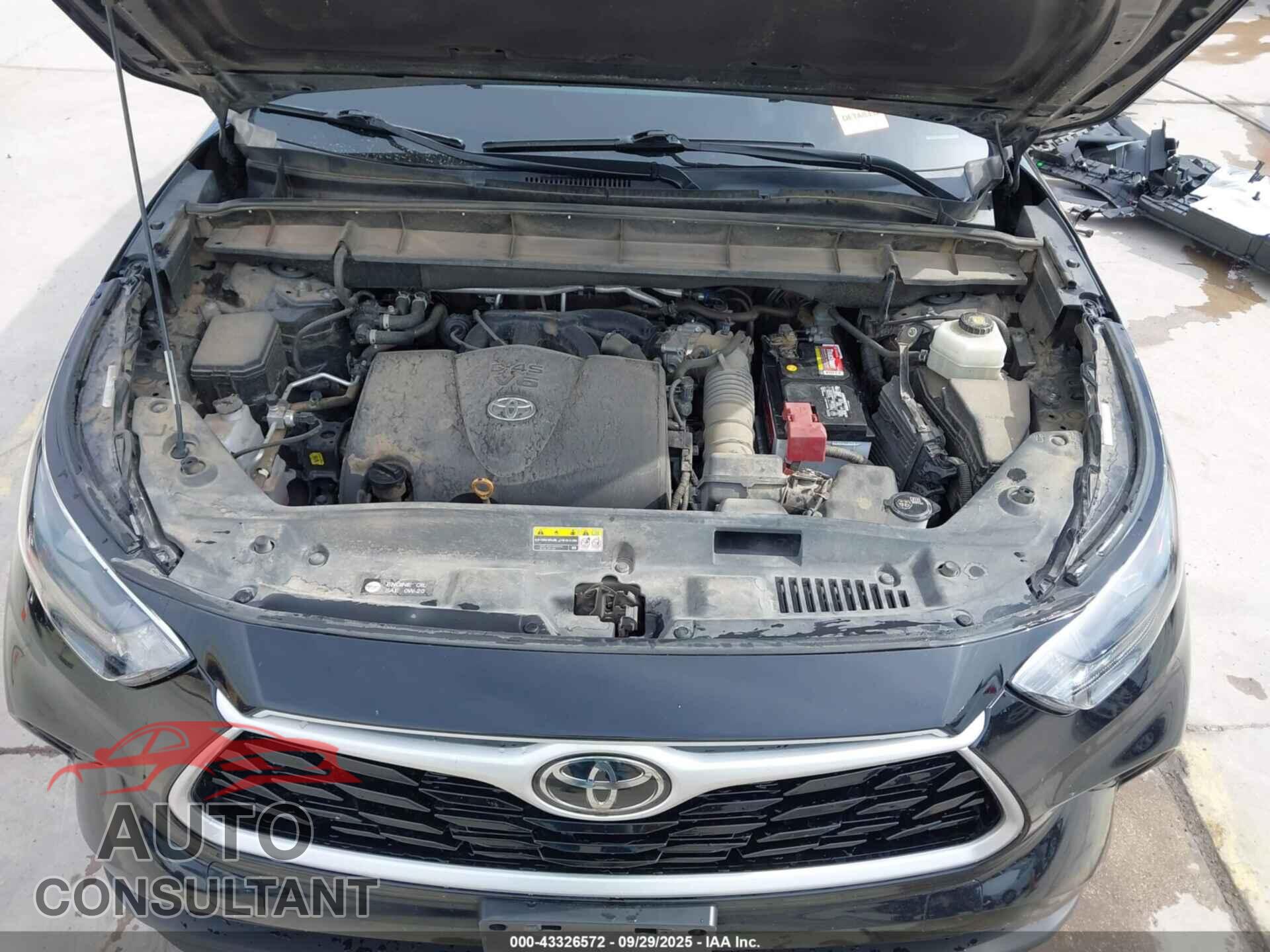 TOYOTA HIGHLANDER 2022 - 5TDGZRAH2NS090608