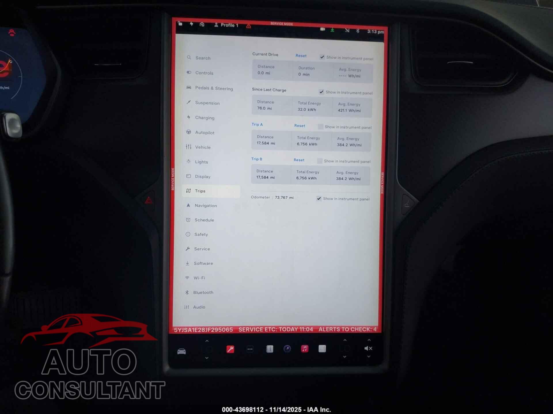TESLA MODEL S 2018 - 5YJSA1E28JF295065