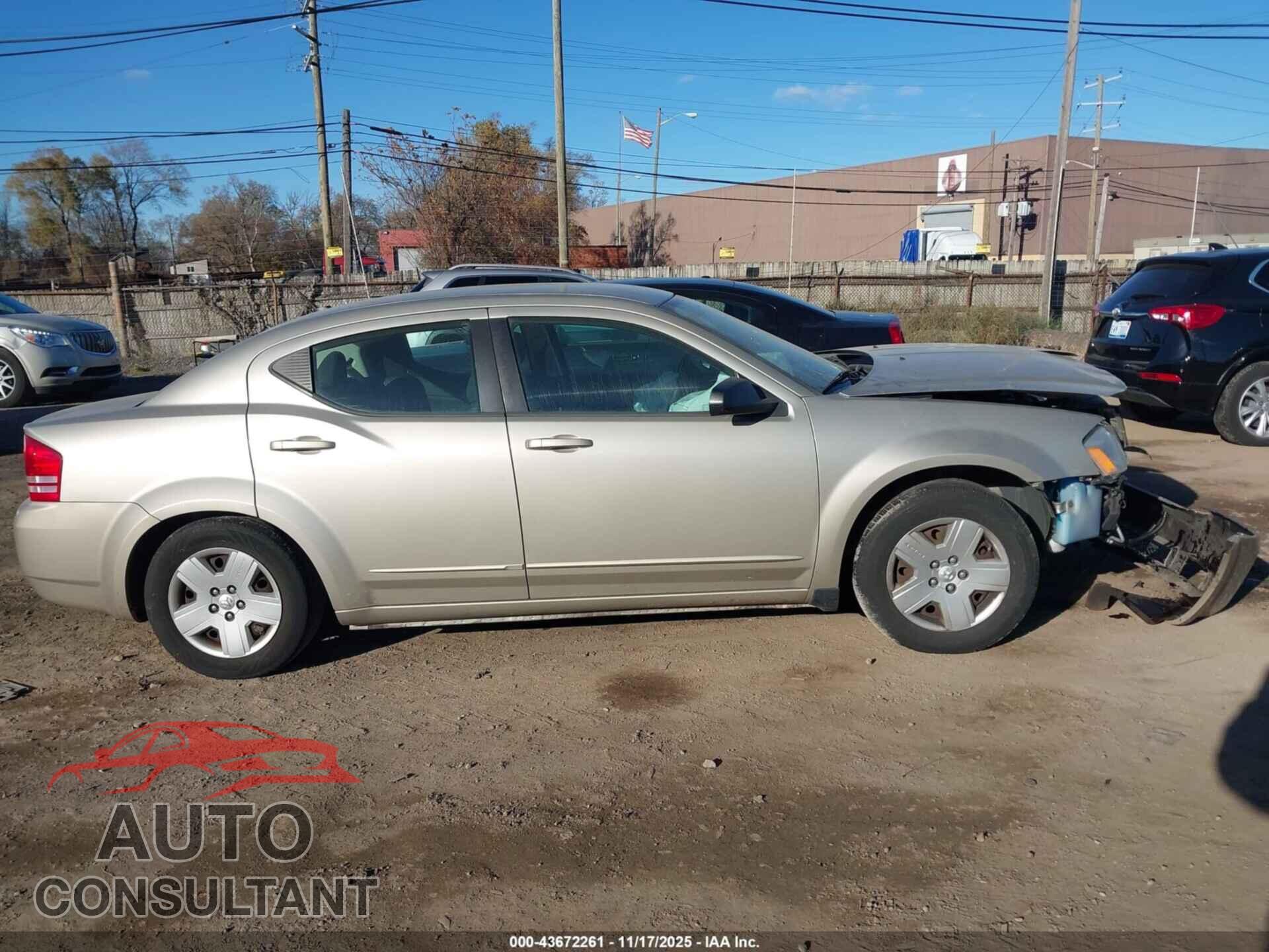 DODGE AVENGER 2009 - 1B3LC46B89N537995