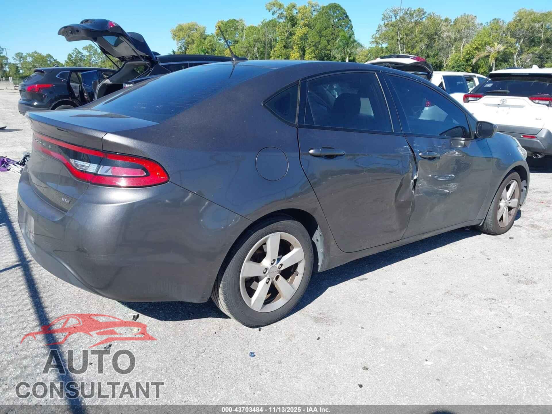 DODGE DART 2016 - 1C3CDFBB8GD564005