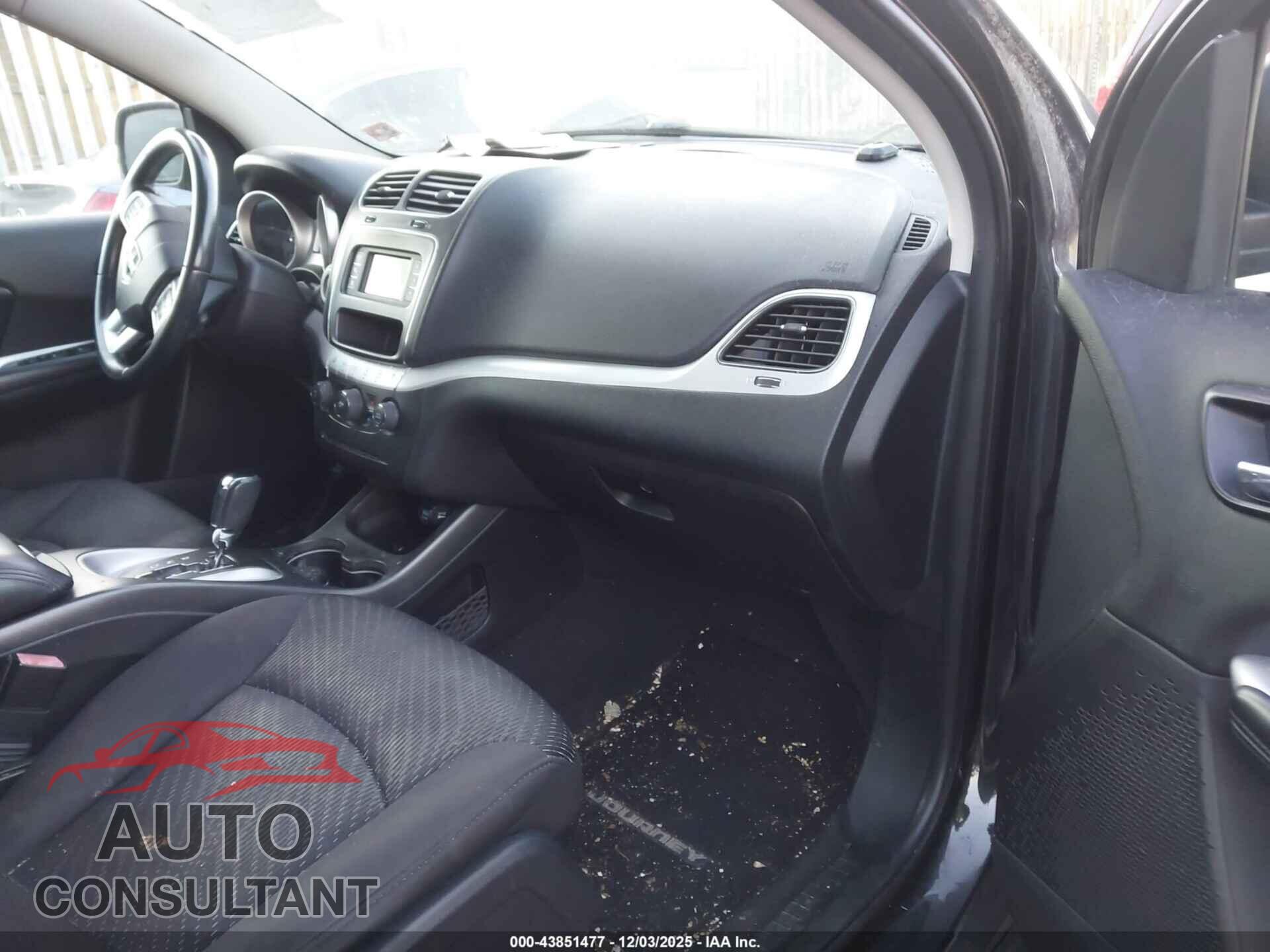 DODGE JOURNEY 2012 - 3C4PDCBG9CT342147
