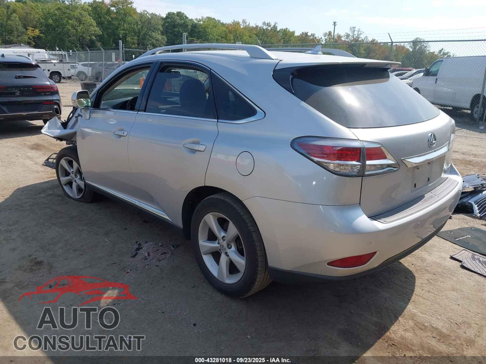 LEXUS RX 350 2013 - 2T2BK1BA6DC182244