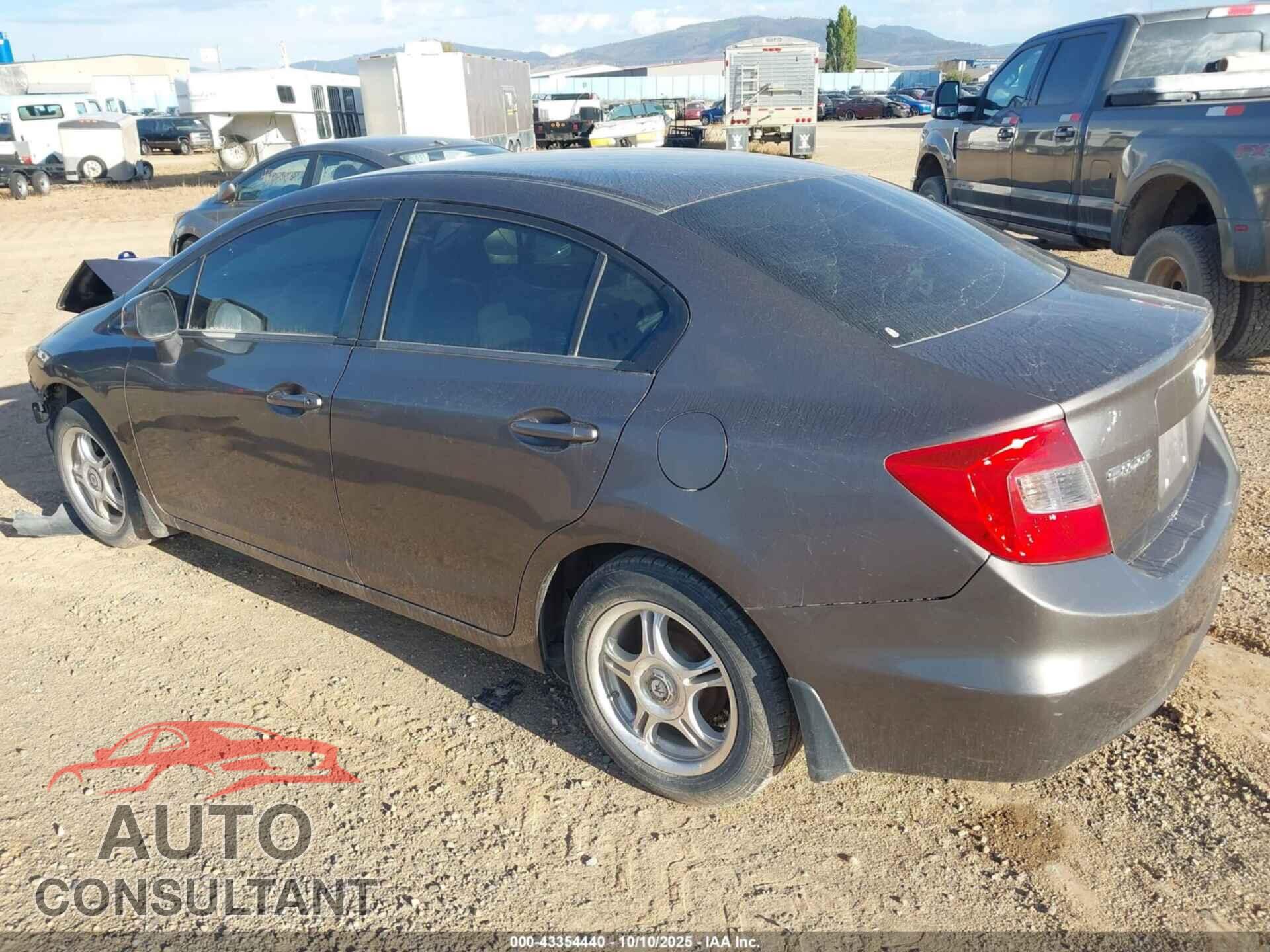 HONDA CIVIC 2012 - 19XFB2F58CE305308