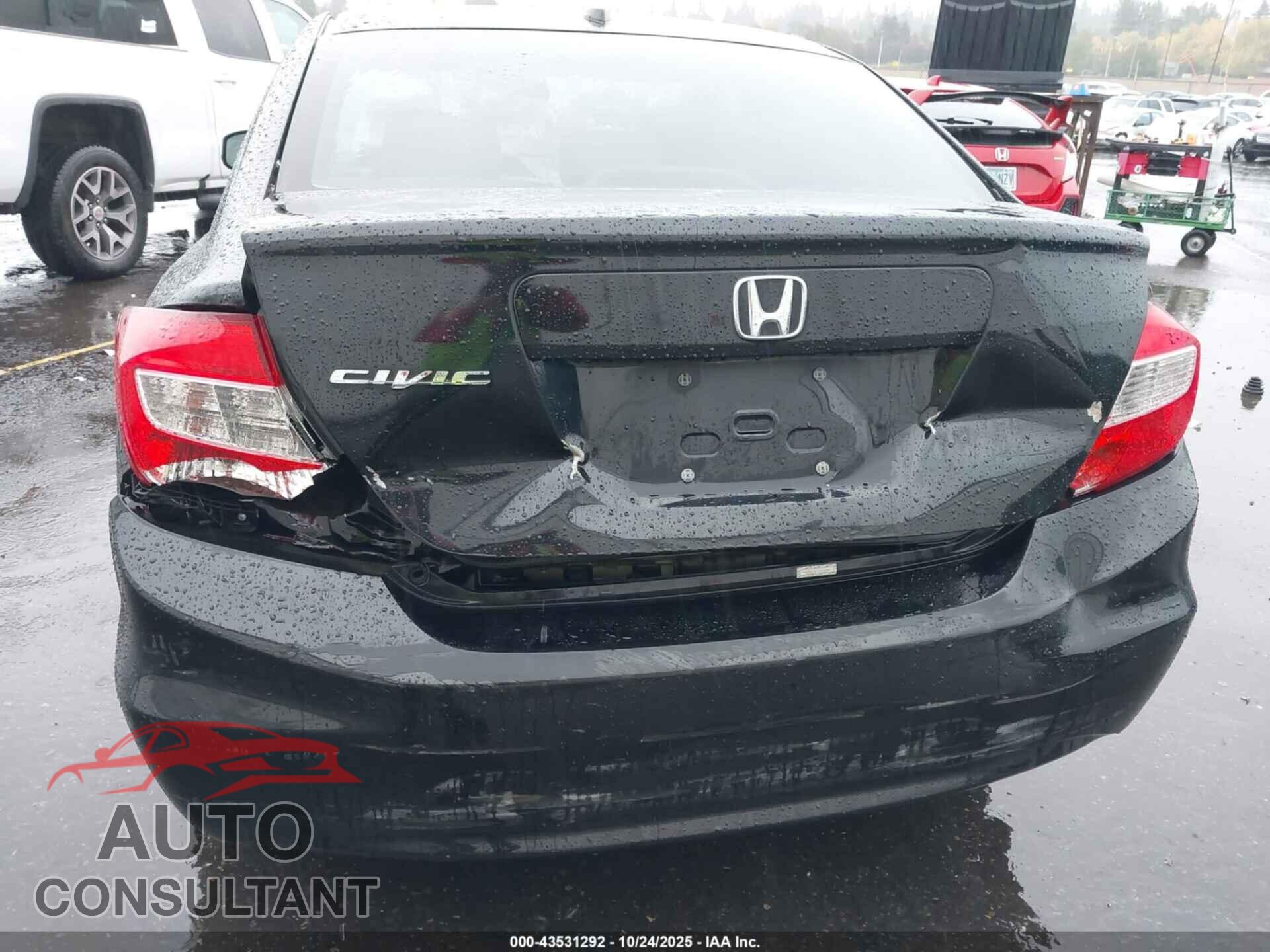 HONDA CIVIC 2012 - 2HGFB2F92CH513922