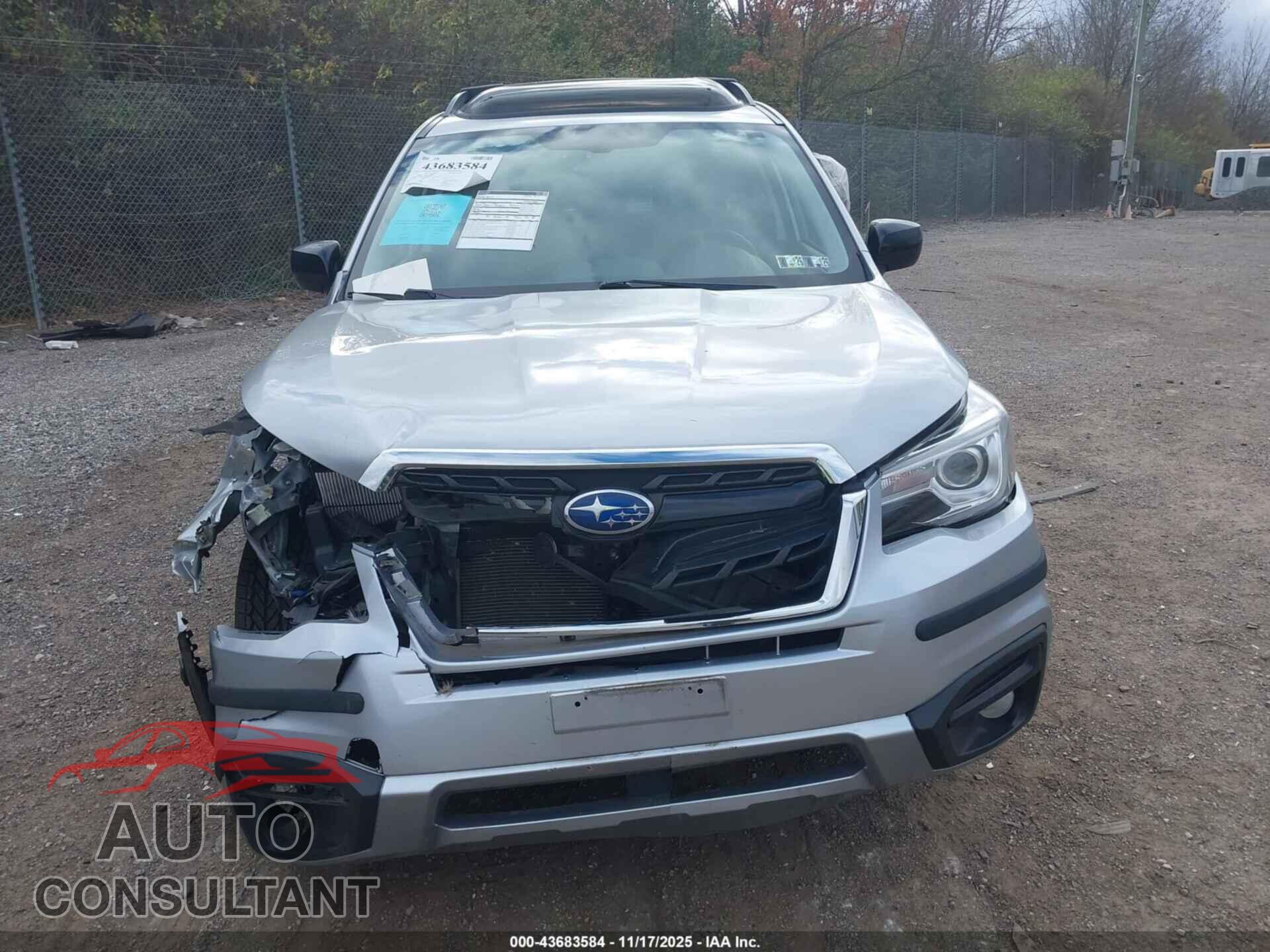 SUBARU FORESTER 2018 - JF2SJAEC8JH441703