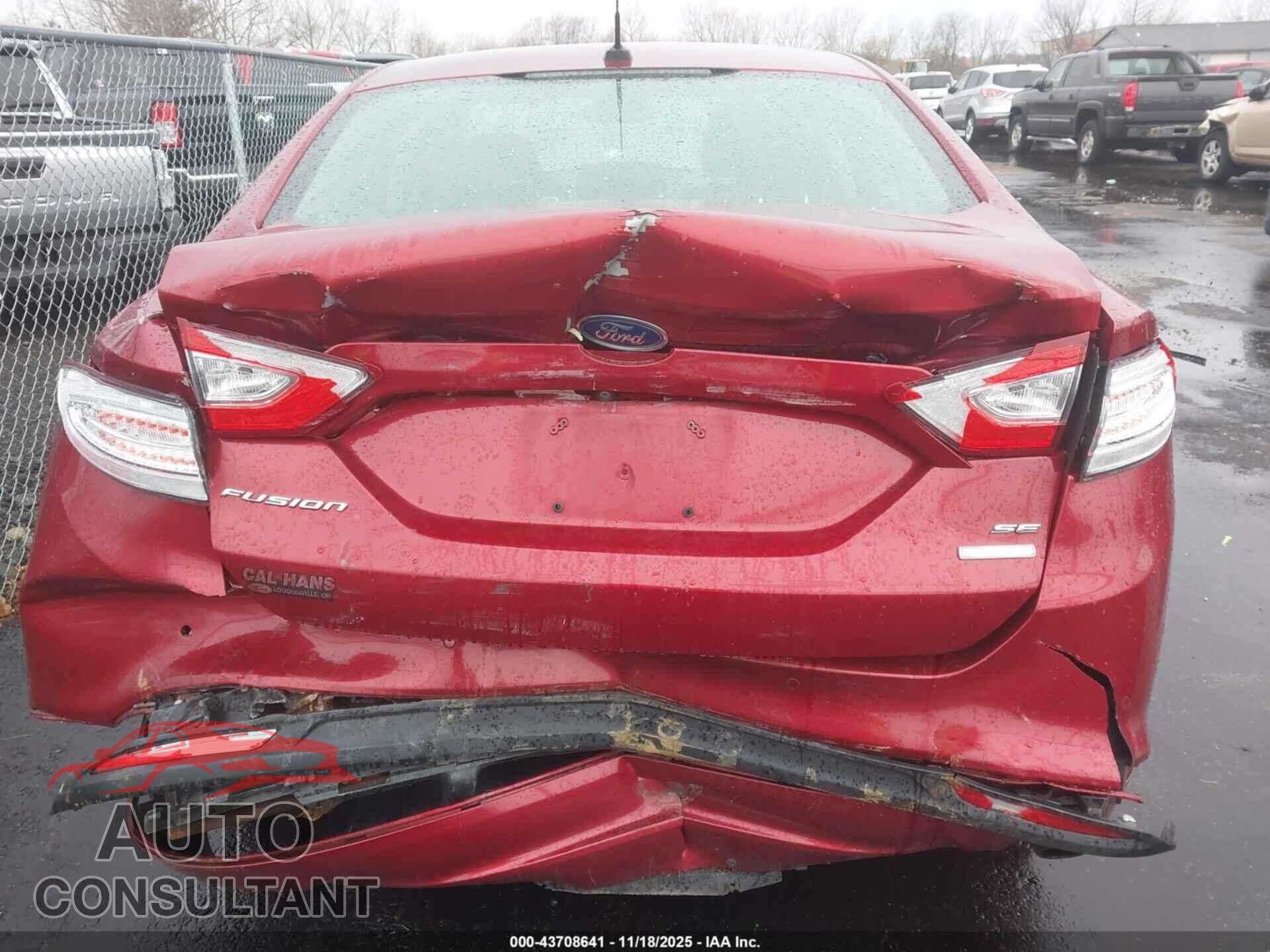 FORD FUSION 2016 - 3FA6P0HDXGR325512