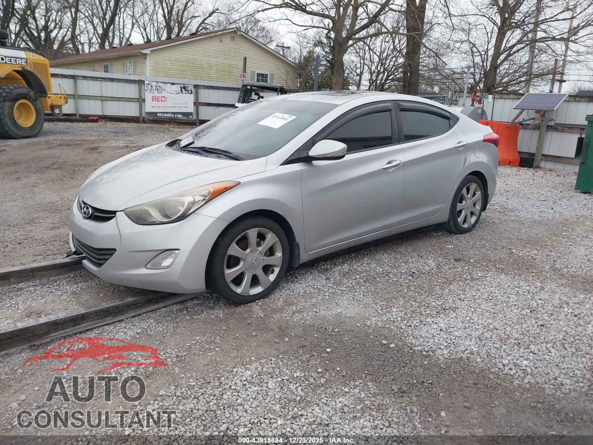 HYUNDAI ELANTRA 2012 - KMHDH4AEXCU406128