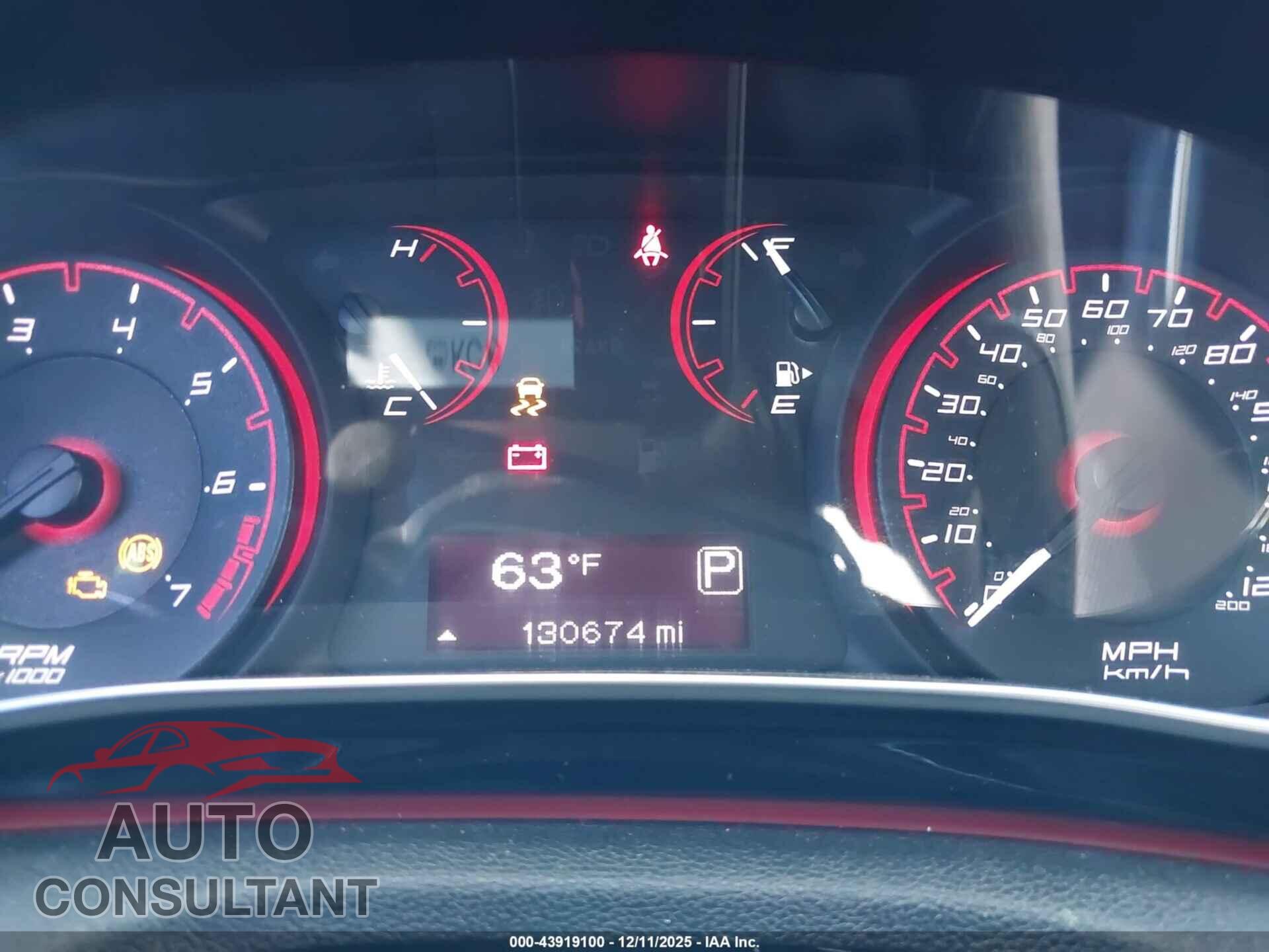 DODGE DART 2015 - 1C3CDFAA2FD278223