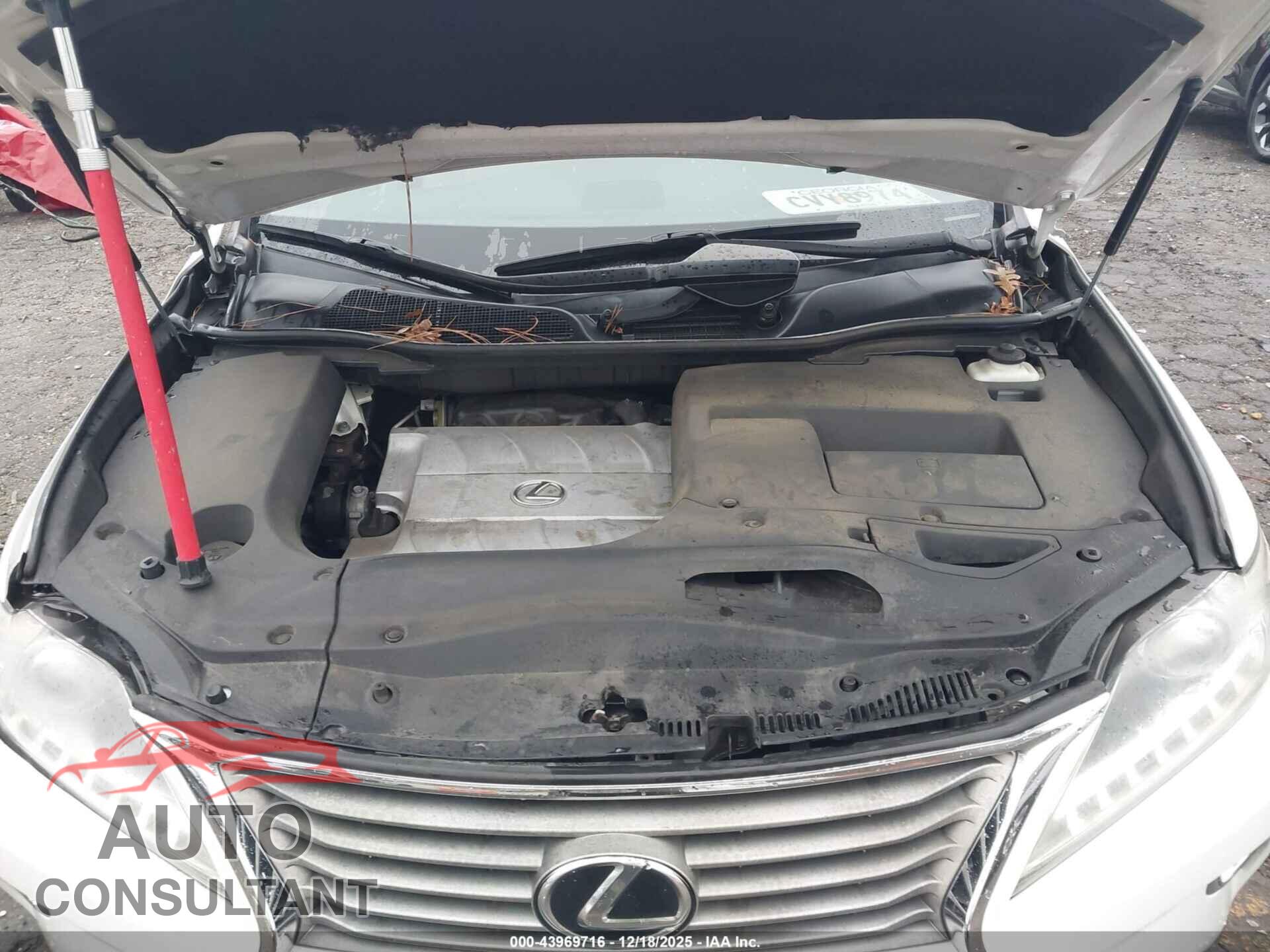 LEXUS RX 350 2013 - 2T2ZK1BA9DC088244