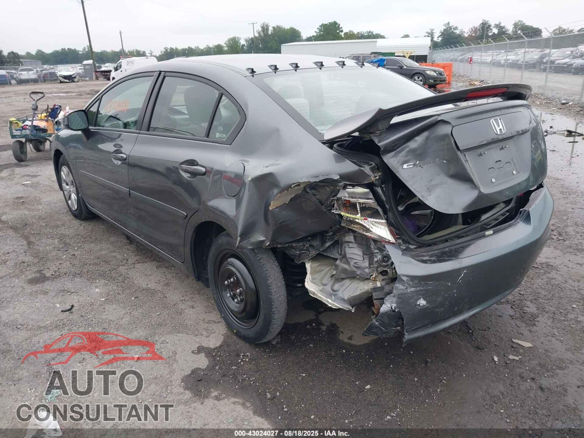 HONDA CIVIC 2012 - 19XFB2F59CE302949