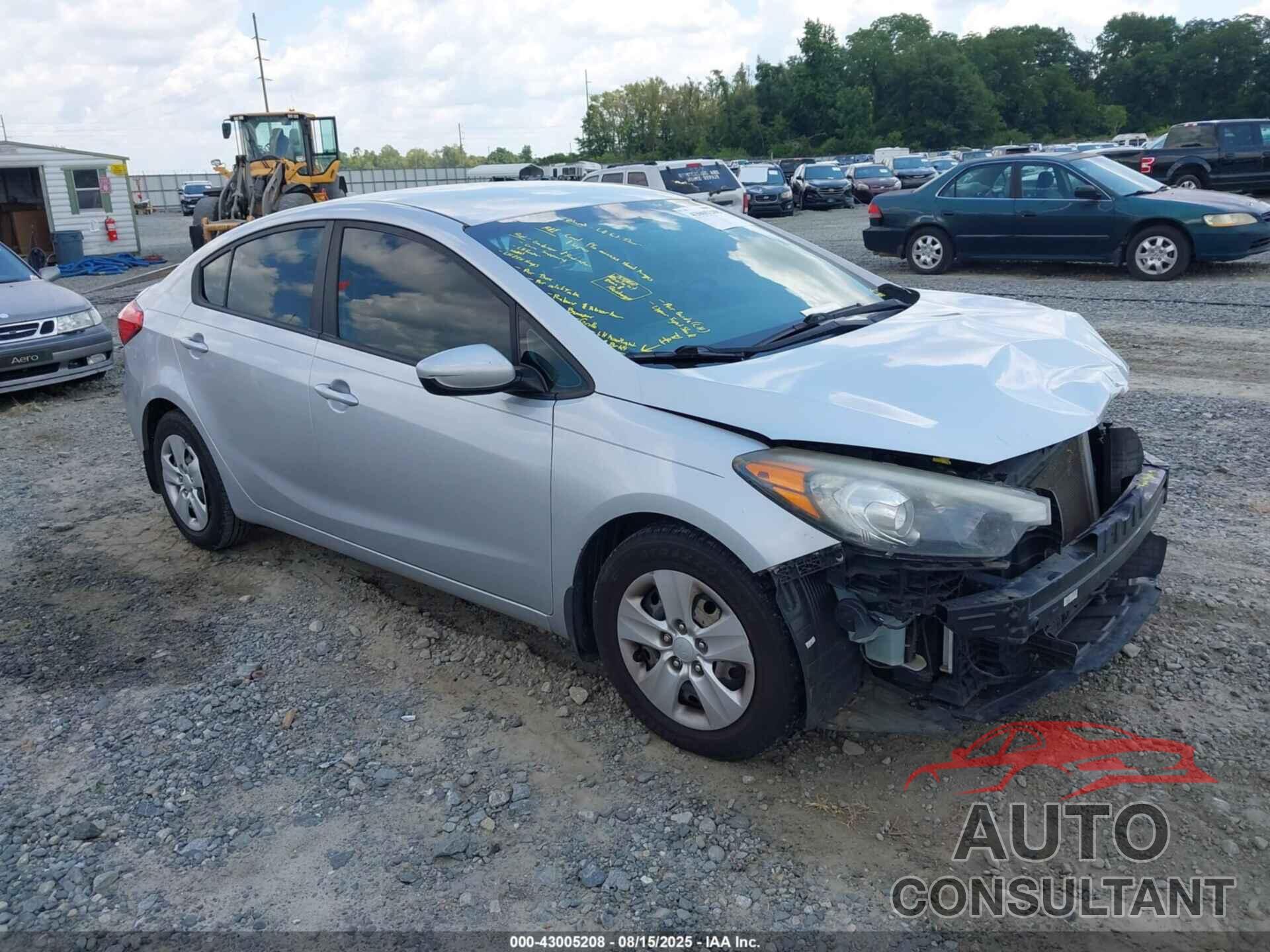KIA FORTE 2016 - KNAFK4A60G5610098