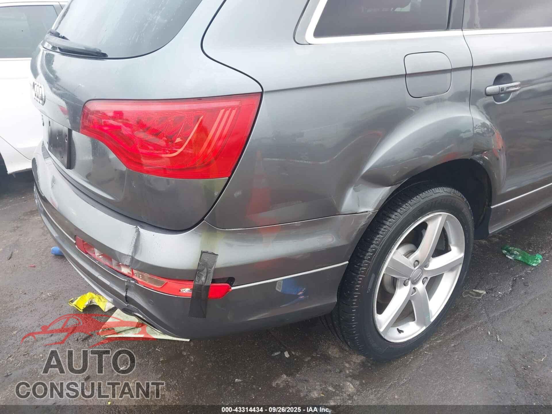 AUDI Q7 2012 - WA1DGAFE9CD005047