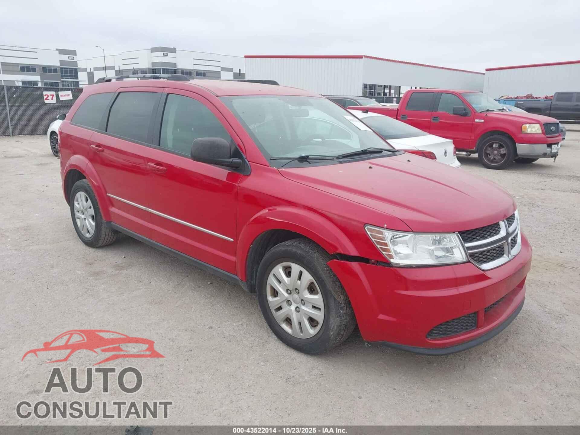 DODGE JOURNEY 2017 - 3C4PDCAB3HT558671