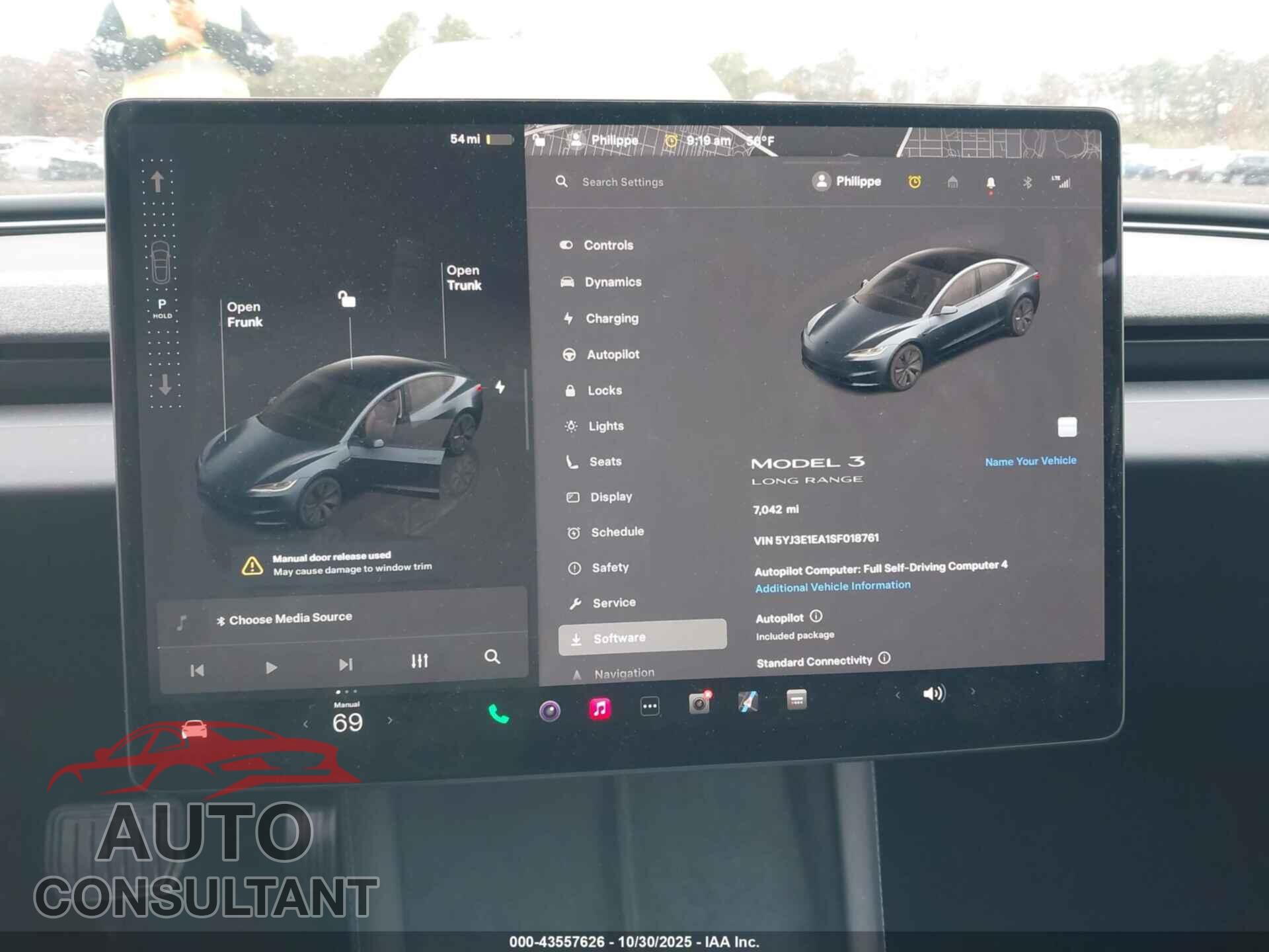 TESLA MODEL 3 2025 - 5YJ3E1EA1SF018761