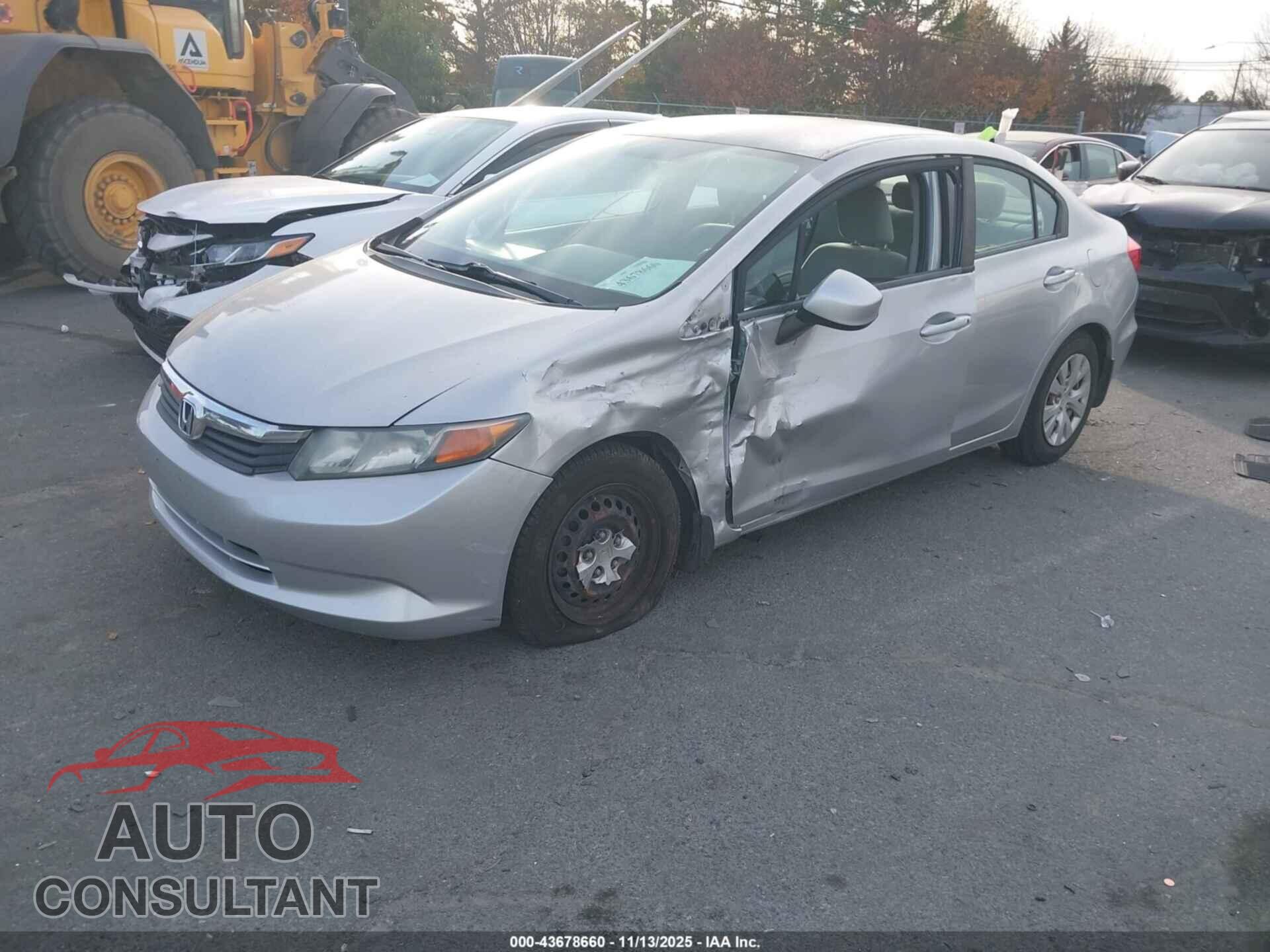 HONDA CIVIC 2012 - 2HGFB2F57CH311753