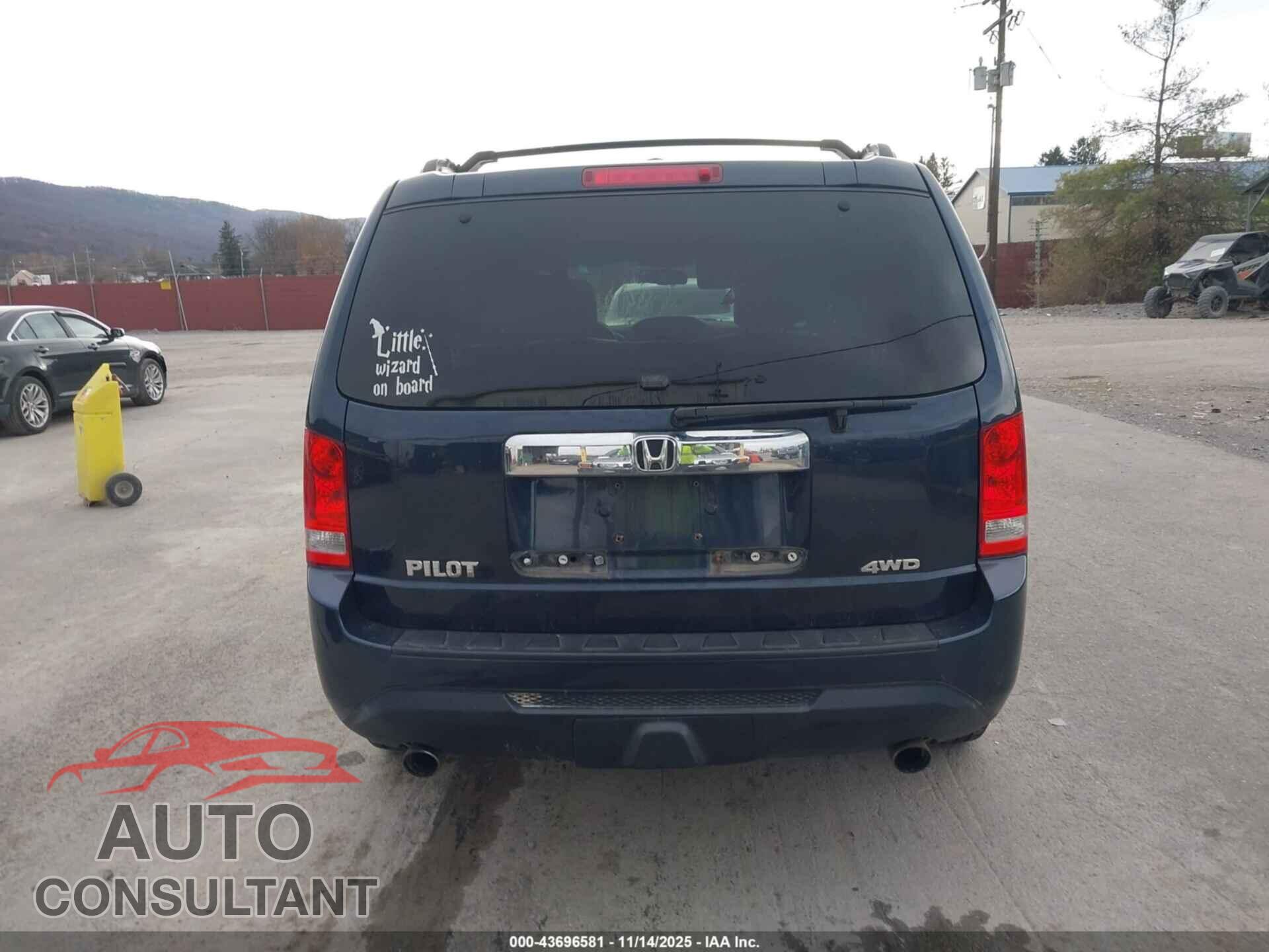 HONDA PILOT 2012 - 5FNYF4H69CB072659