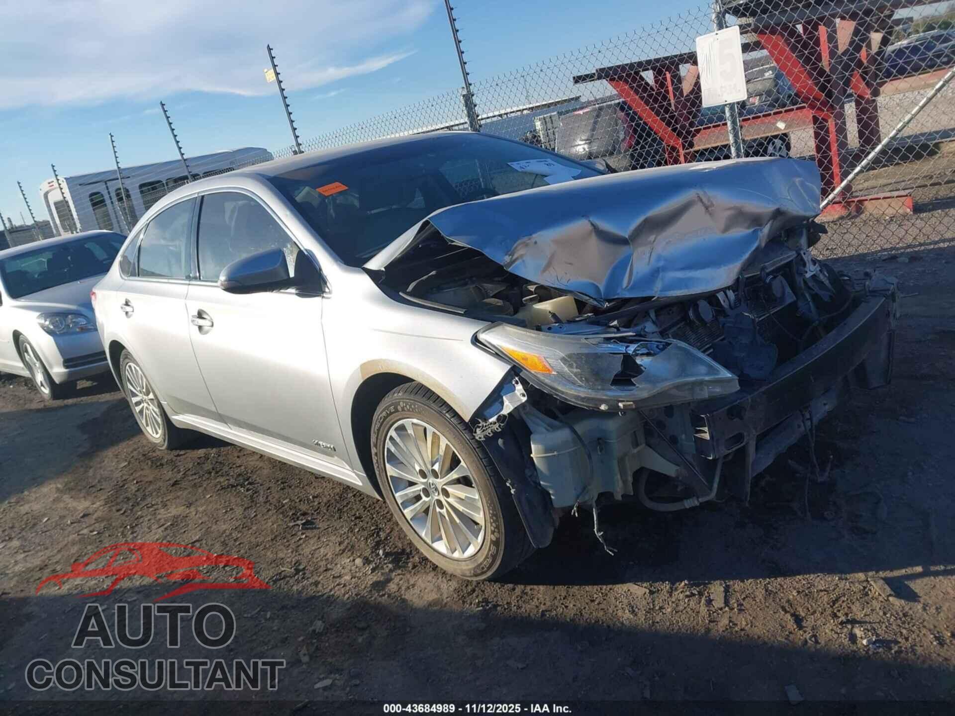 TOYOTA AVALON HYBRID 2015 - 4T1BD1EB3FU042978